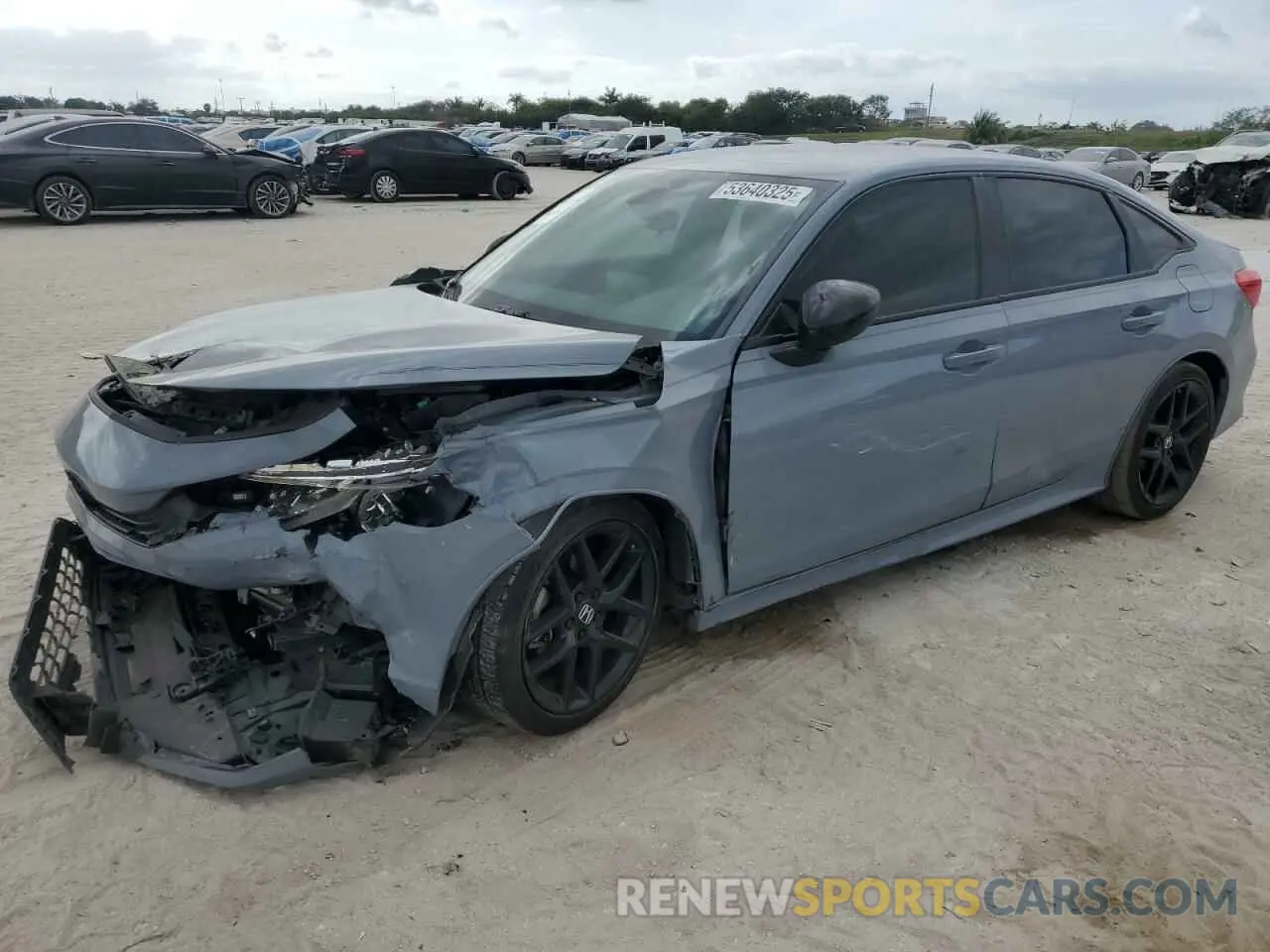 1 Photograph of a damaged car 2HGFE2F57RH514206 HONDA CIVIC 2024