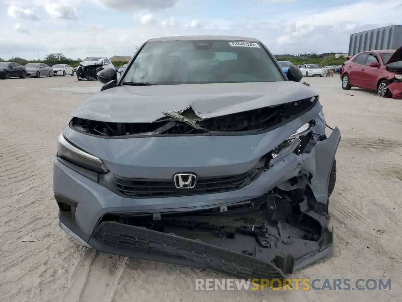 5 Photograph of a damaged car 2HGFE2F57RH514206 HONDA CIVIC 2024