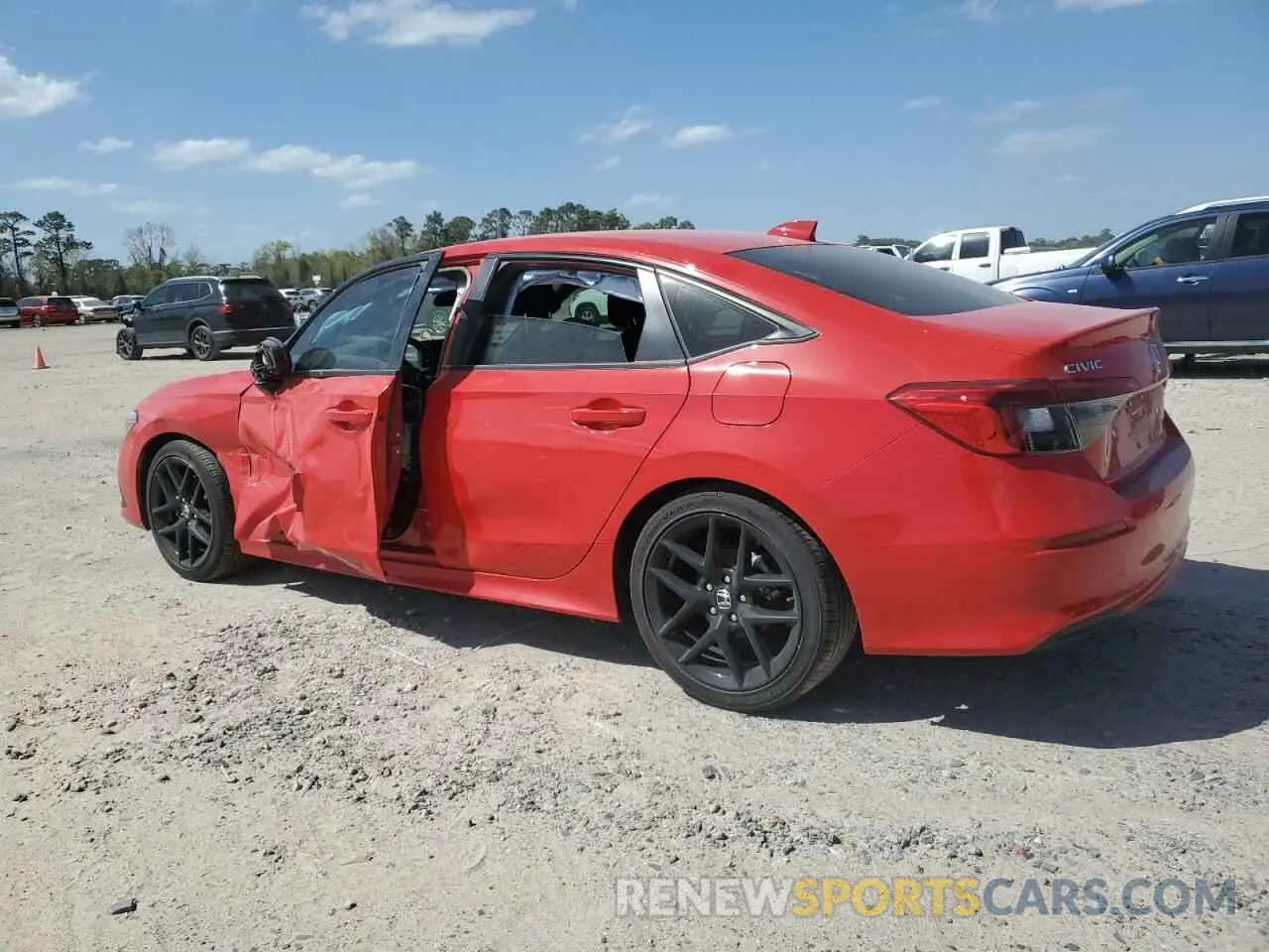 2 Photograph of a damaged car 2HGFE2F57RH515372 HONDA CIVIC 2024