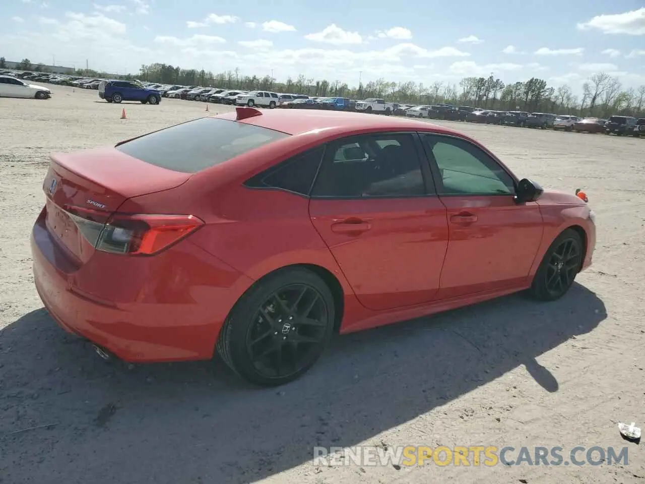 3 Photograph of a damaged car 2HGFE2F57RH515372 HONDA CIVIC 2024