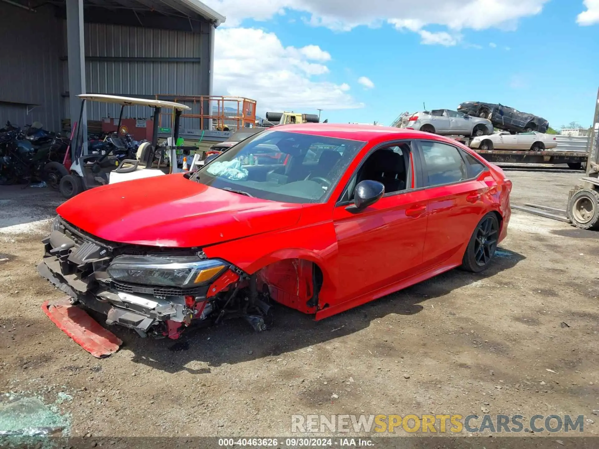 2 Photograph of a damaged car 2HGFE2F57RH521690 HONDA CIVIC 2024