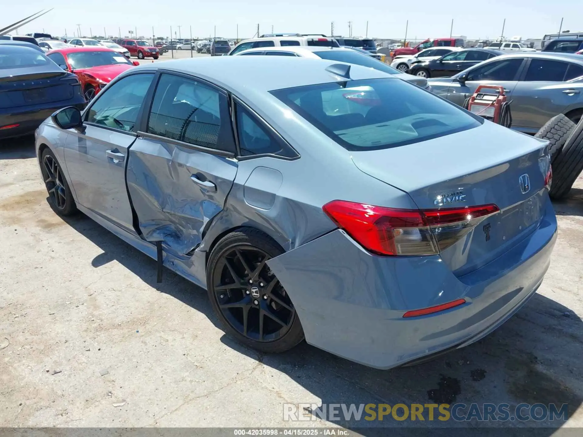 3 Photograph of a damaged car 2HGFE2F57RH526680 HONDA CIVIC 2024