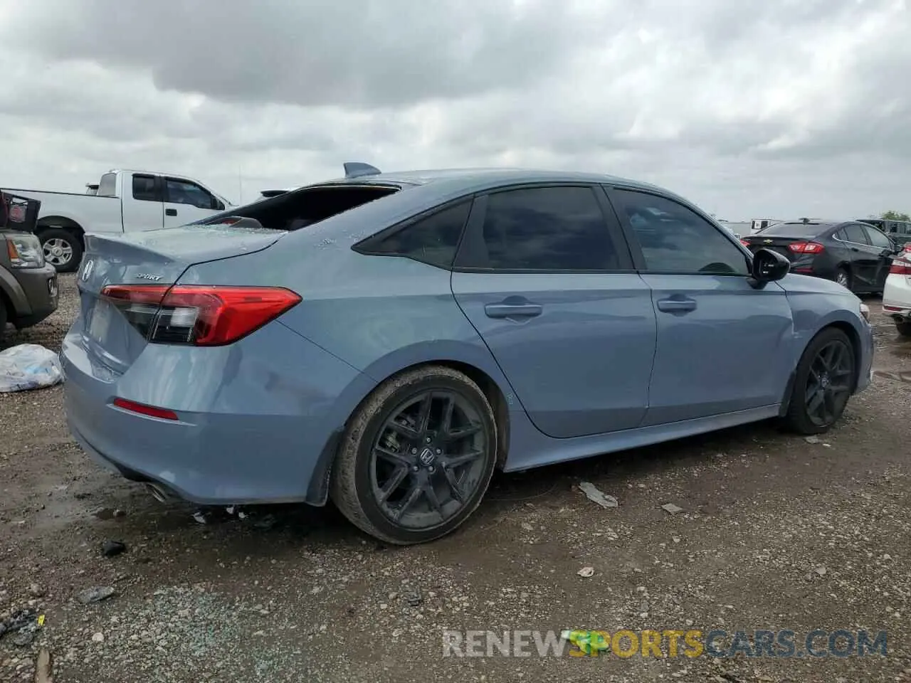 3 Photograph of a damaged car 2HGFE2F57RH528431 HONDA CIVIC 2024