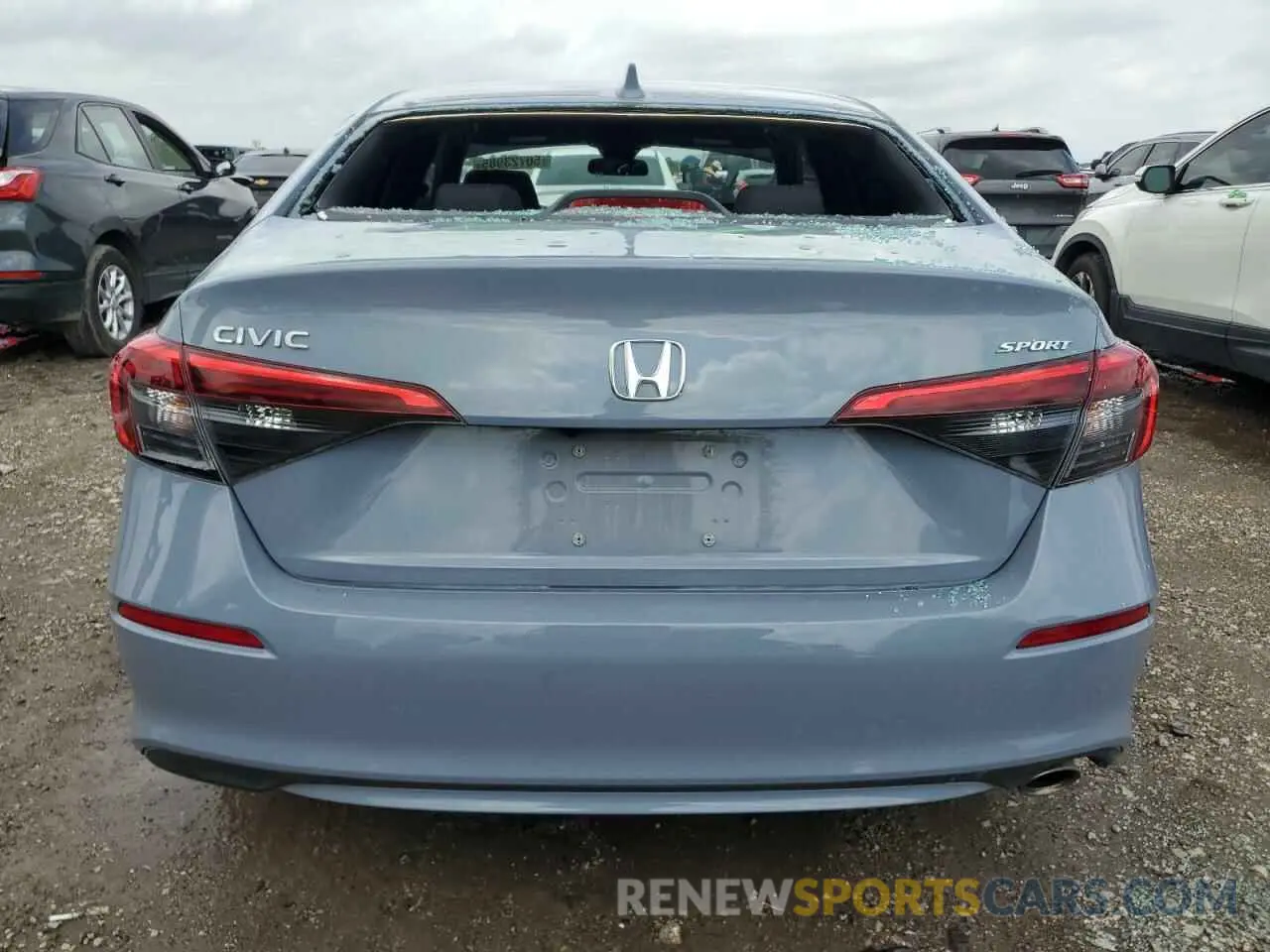 6 Photograph of a damaged car 2HGFE2F57RH528431 HONDA CIVIC 2024