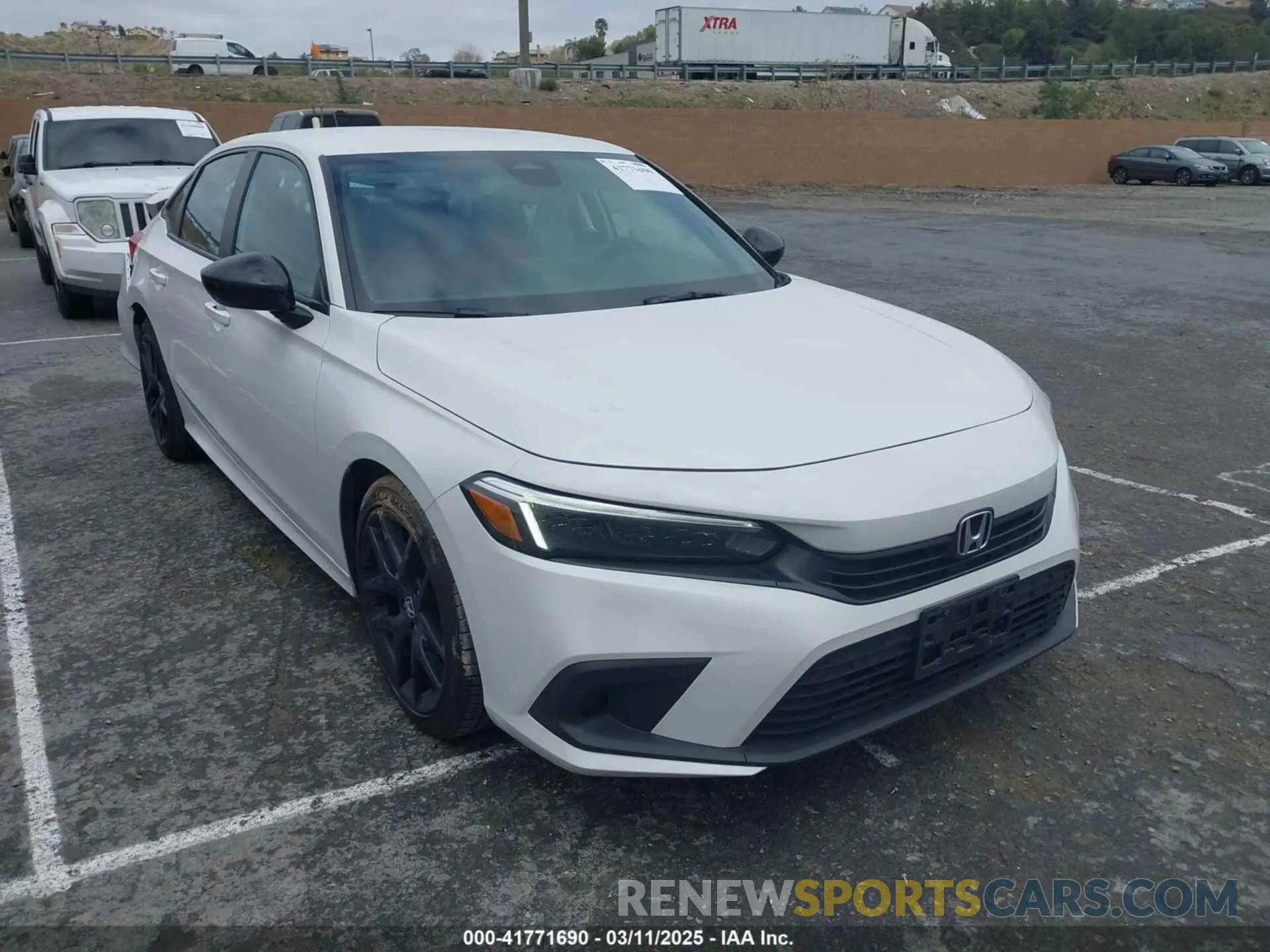 1 Photograph of a damaged car 2HGFE2F57RH546895 HONDA CIVIC 2024