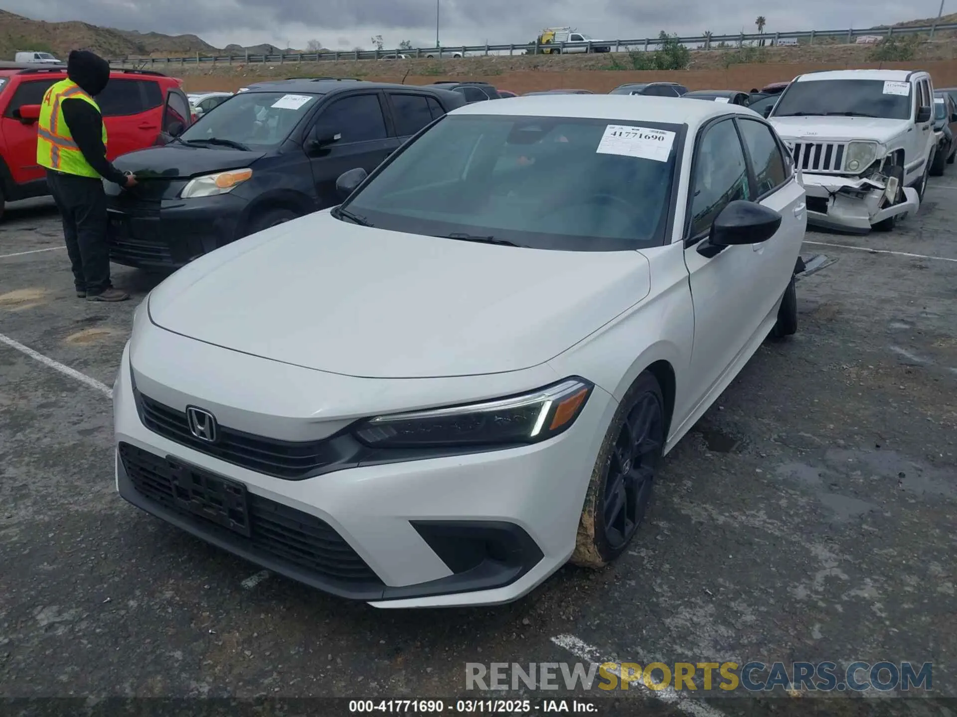 2 Photograph of a damaged car 2HGFE2F57RH546895 HONDA CIVIC 2024