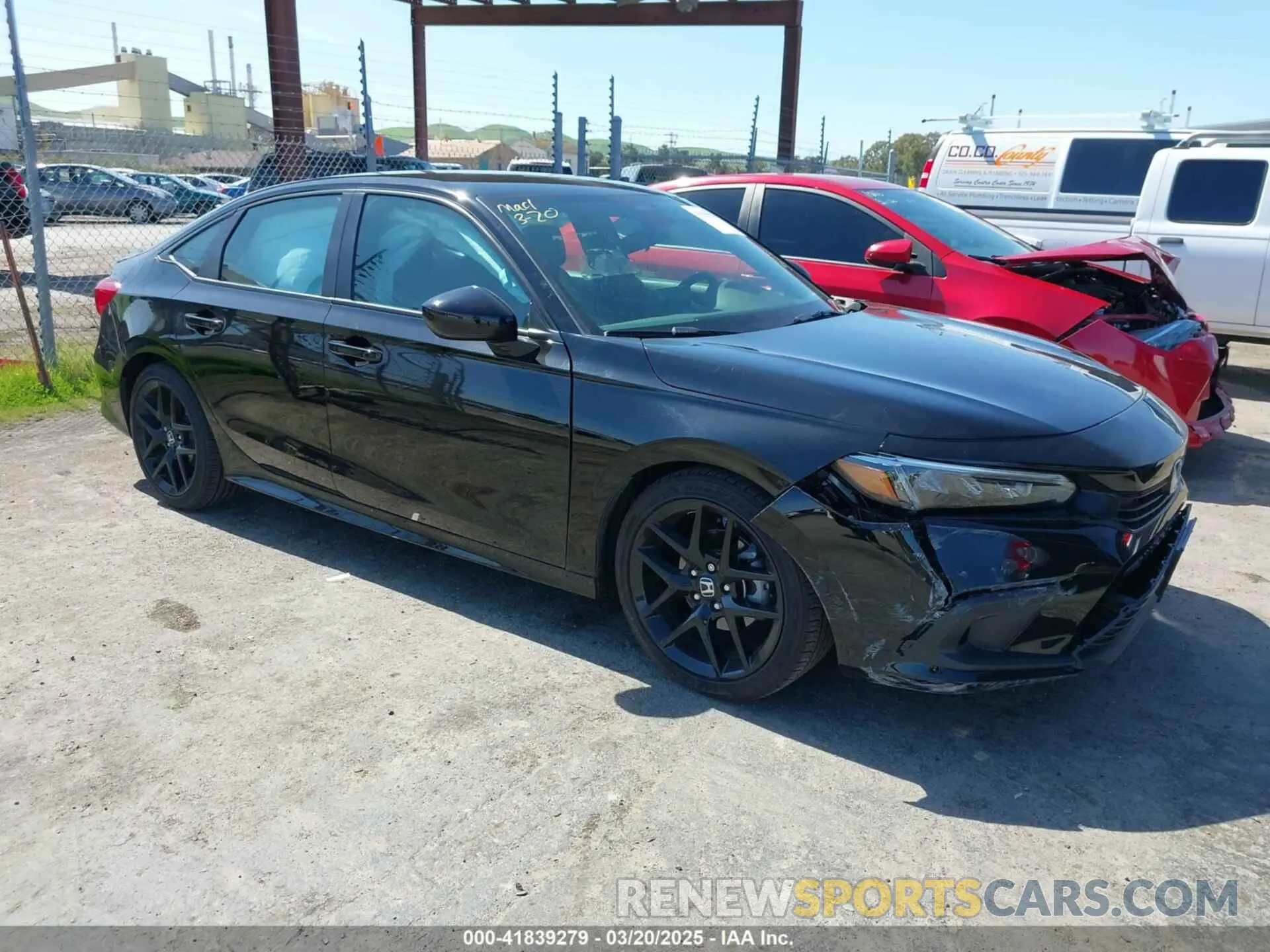 1 Photograph of a damaged car 2HGFE2F57RH551885 HONDA CIVIC 2024