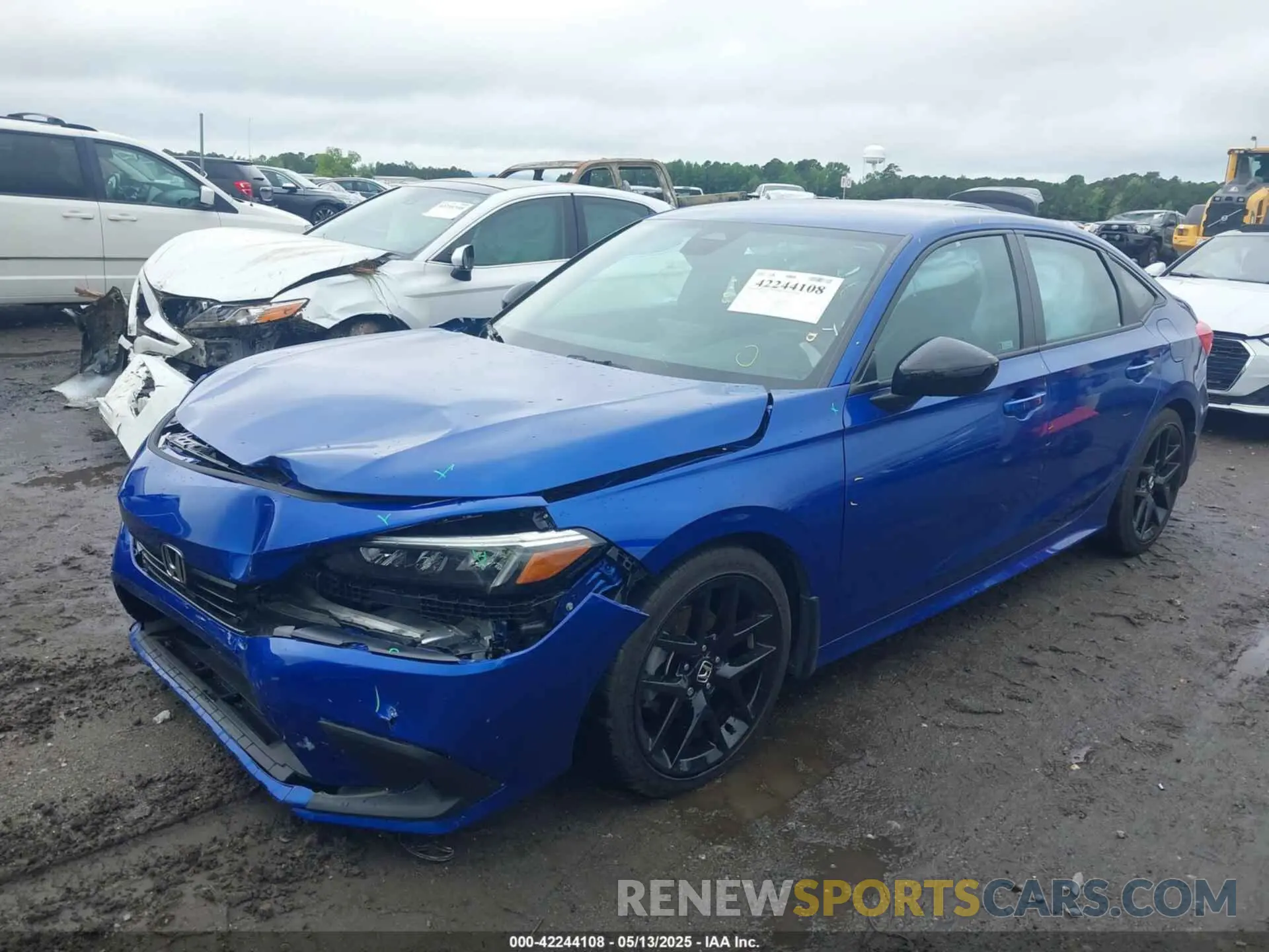 2 Photograph of a damaged car 2HGFE2F57RH557637 HONDA CIVIC 2024