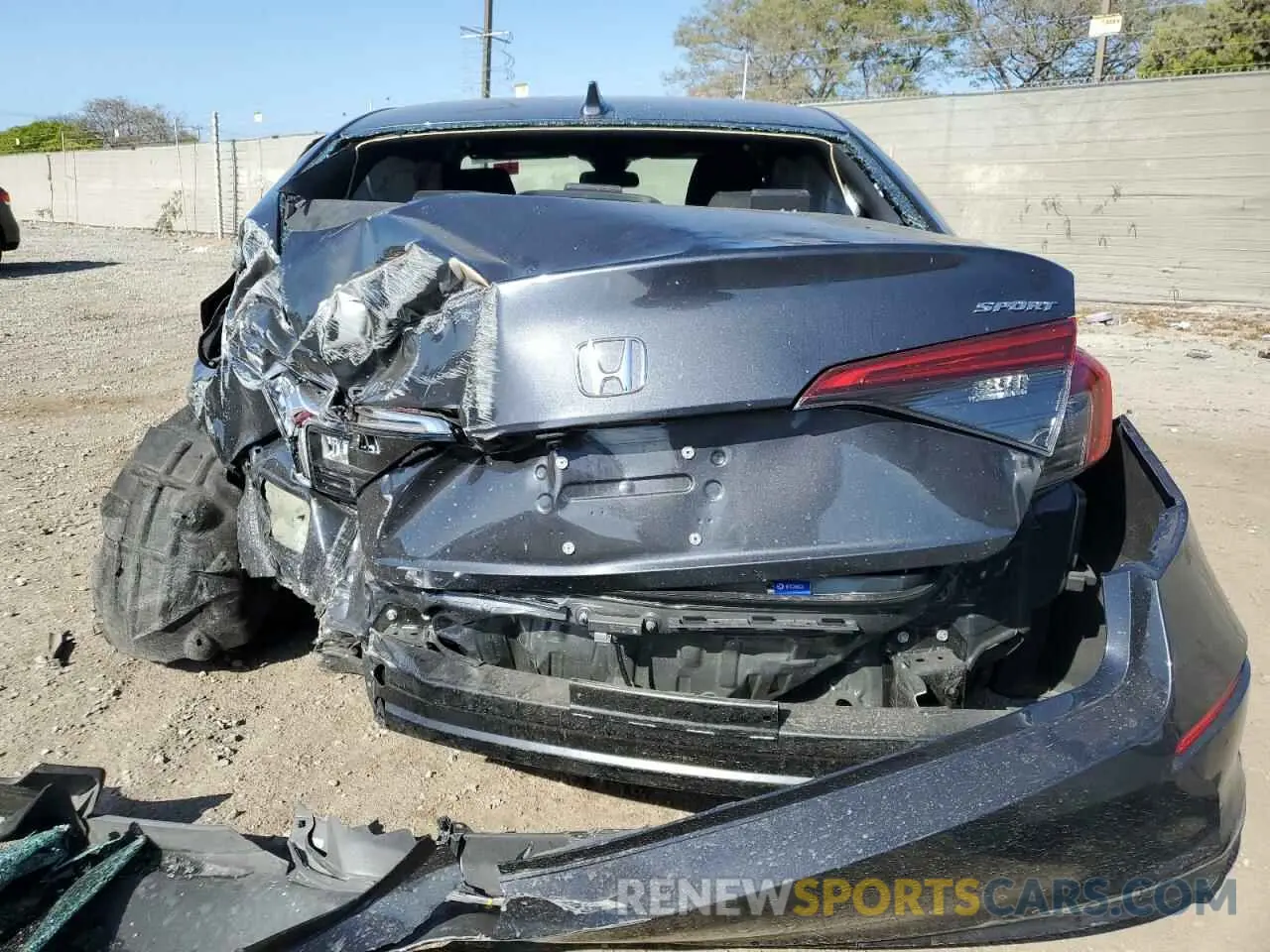 6 Photograph of a damaged car 2HGFE2F57RH586278 HONDA CIVIC 2024