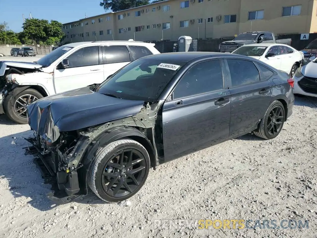 1 Photograph of a damaged car 2HGFE2F58RH511315 HONDA CIVIC 2024