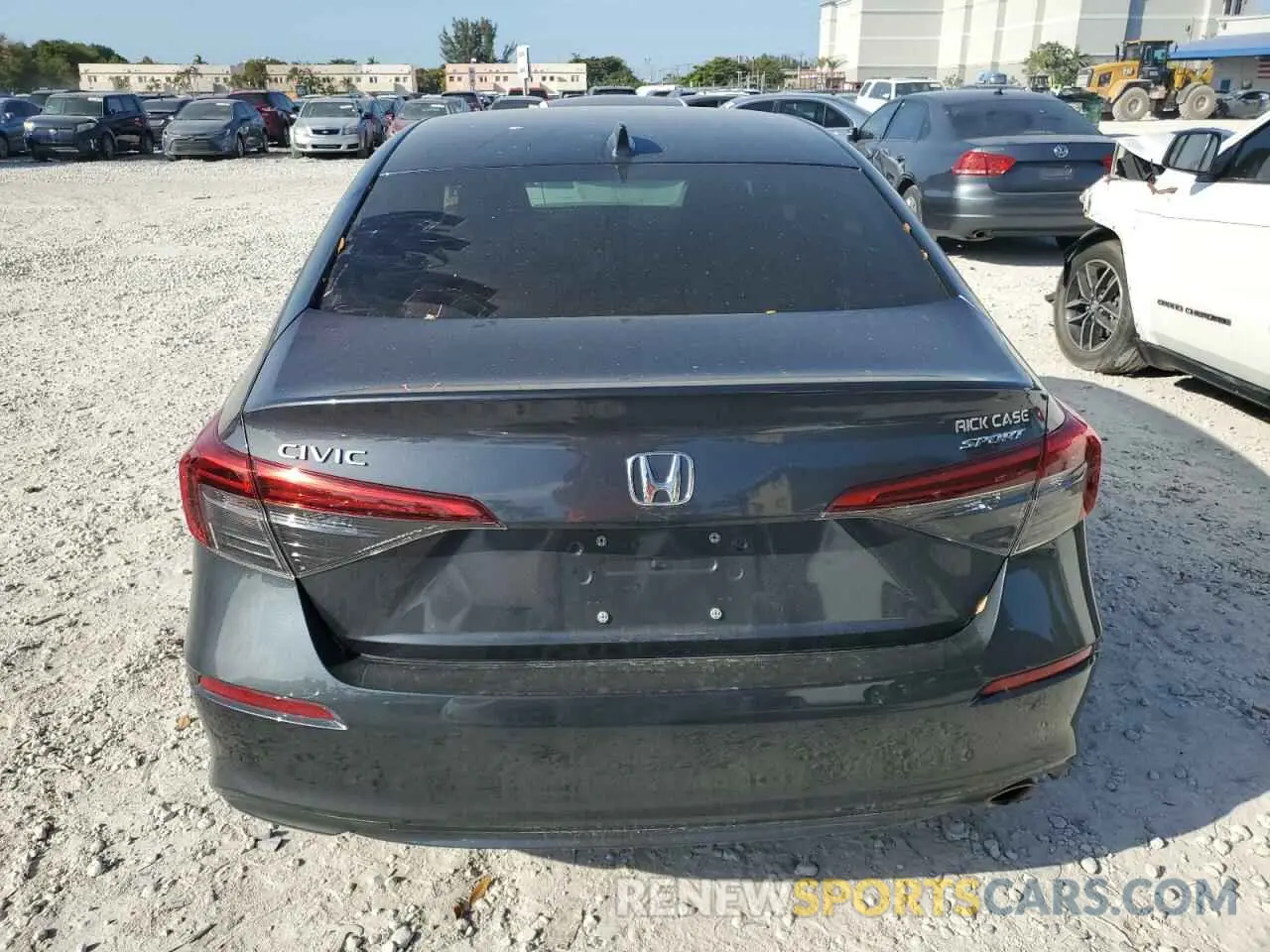 6 Photograph of a damaged car 2HGFE2F58RH511315 HONDA CIVIC 2024