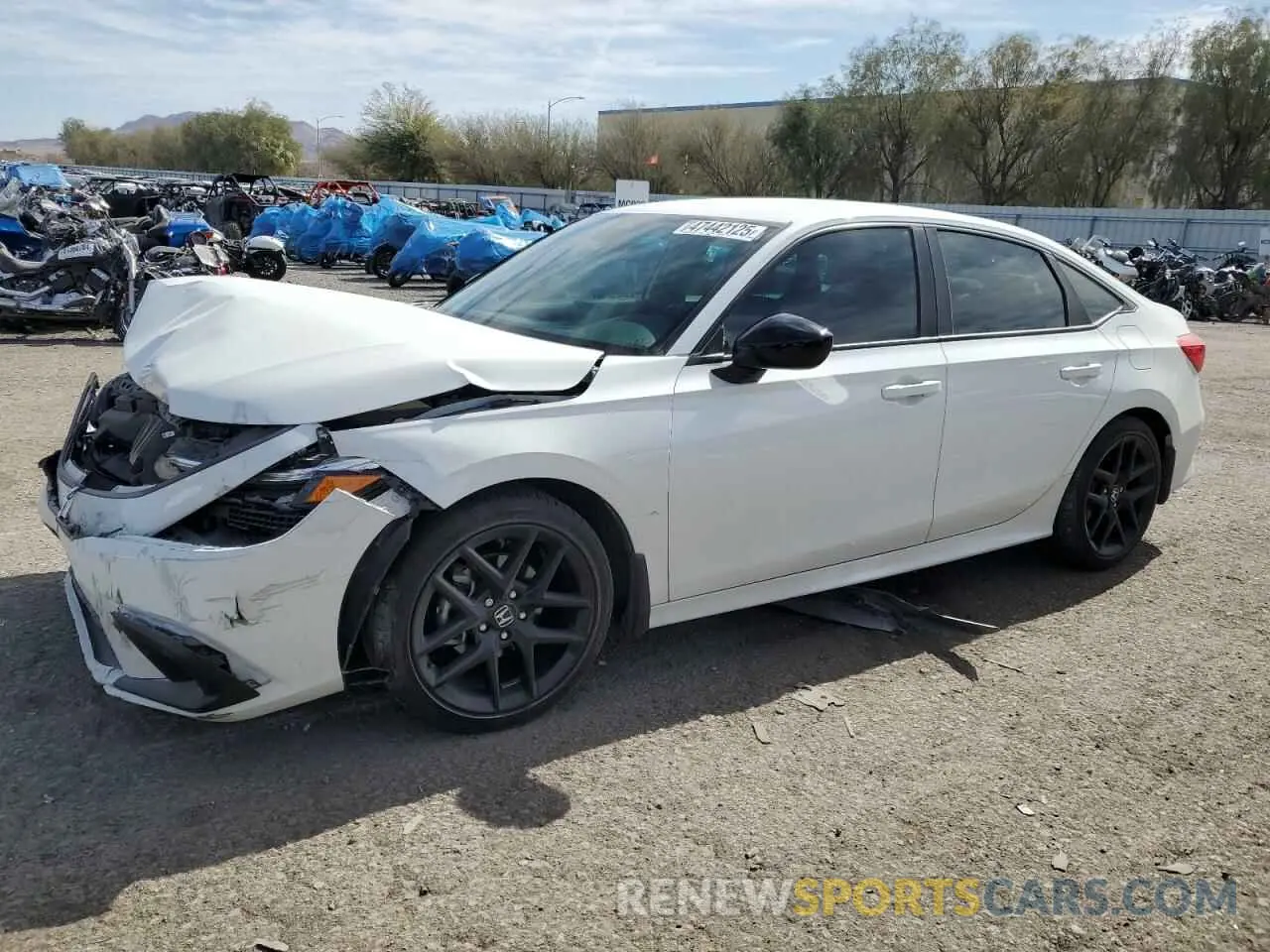 1 Photograph of a damaged car 2HGFE2F58RH524727 HONDA CIVIC 2024