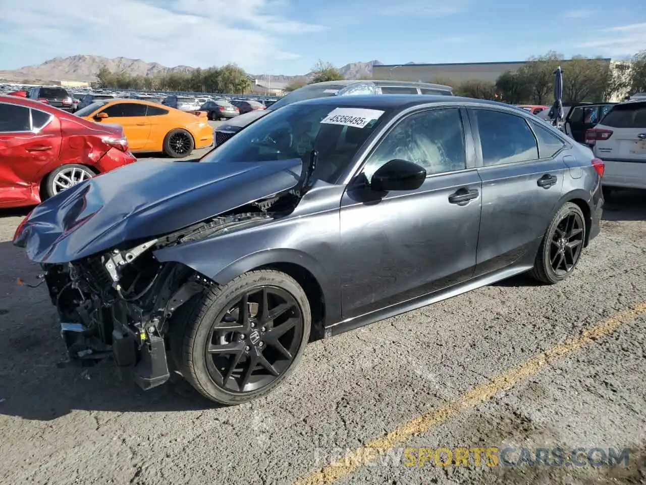 1 Photograph of a damaged car 2HGFE2F58RH529992 HONDA CIVIC 2024