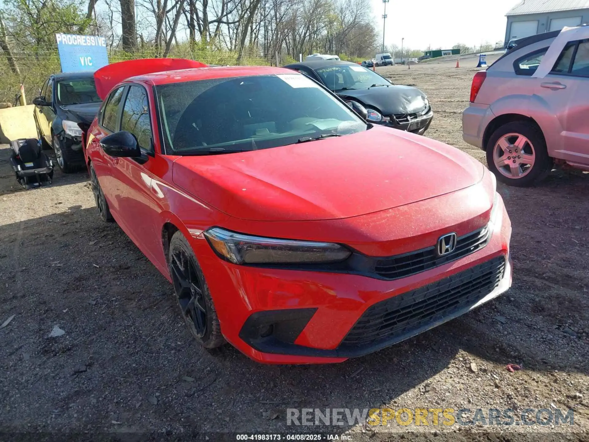 1 Photograph of a damaged car 2HGFE2F58RH538028 HONDA CIVIC 2024