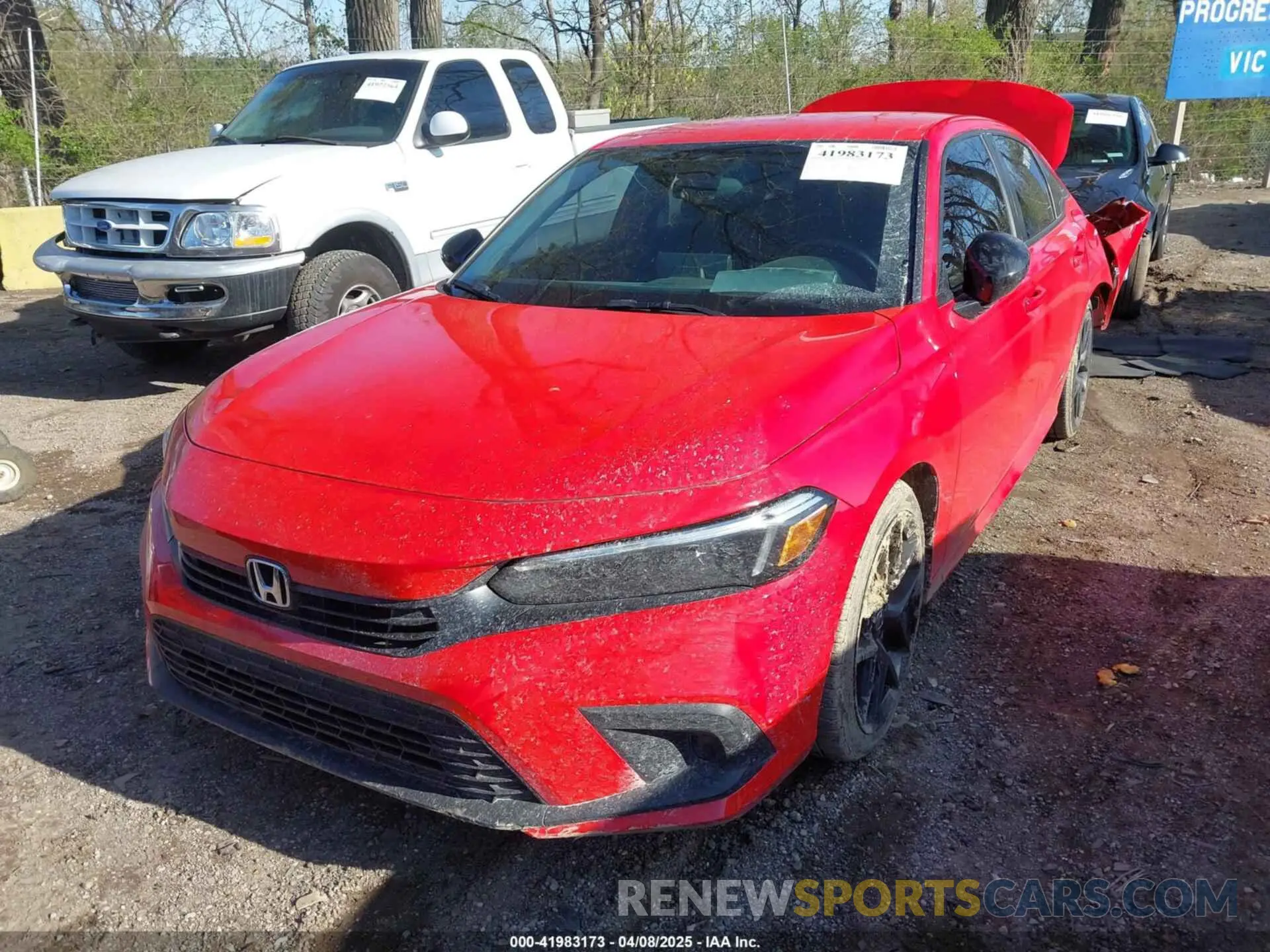 2 Photograph of a damaged car 2HGFE2F58RH538028 HONDA CIVIC 2024