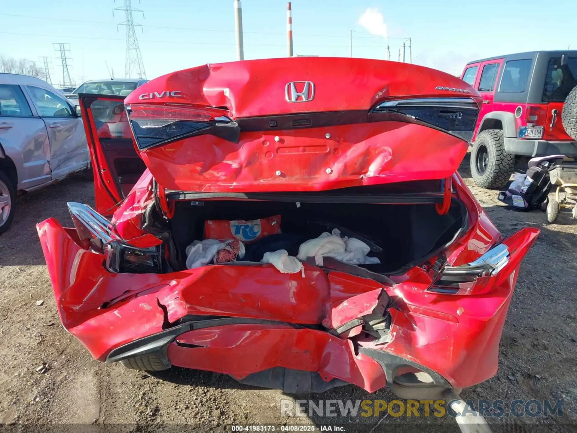 6 Photograph of a damaged car 2HGFE2F58RH538028 HONDA CIVIC 2024