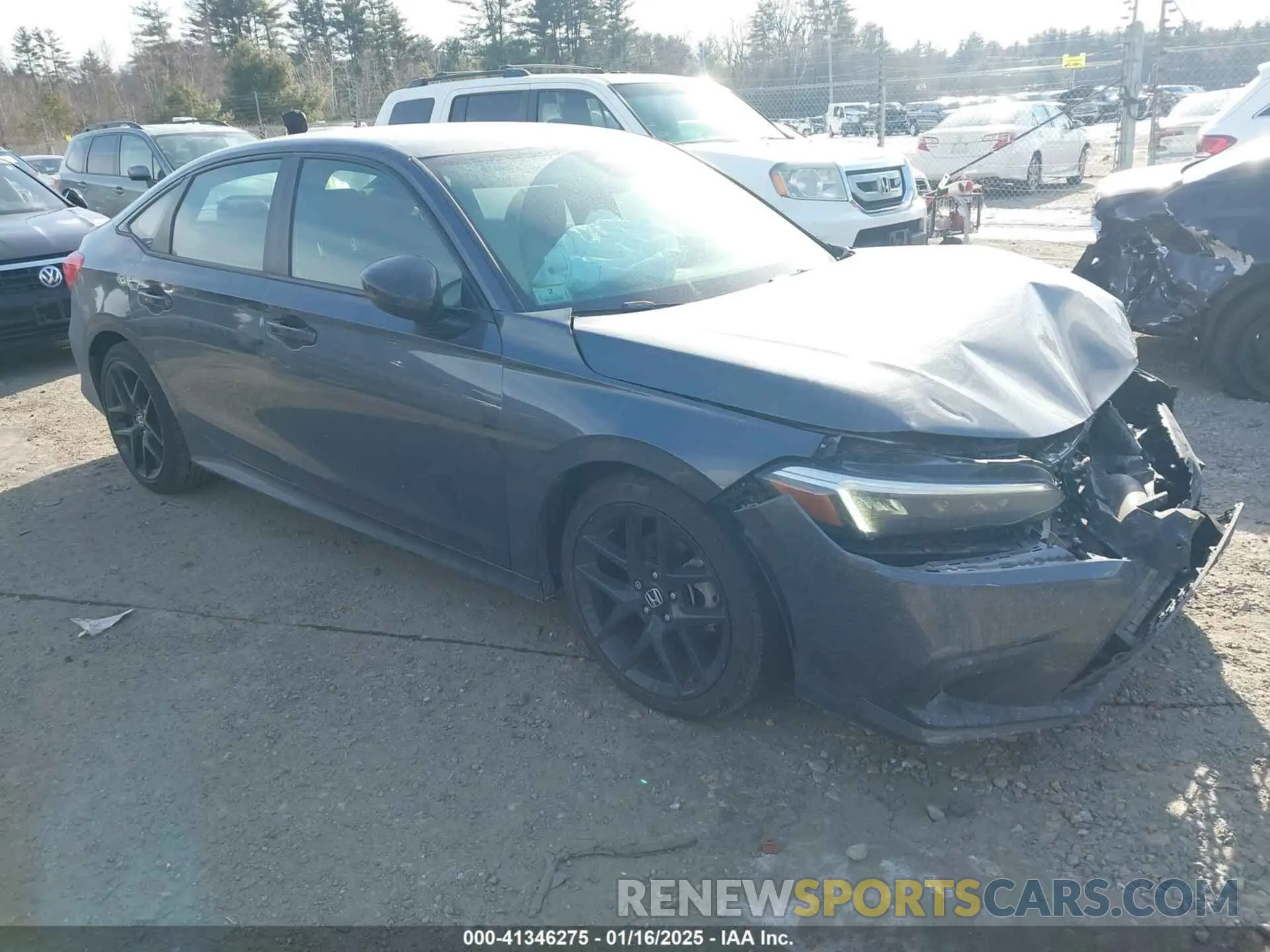 1 Photograph of a damaged car 2HGFE2F58RH544301 HONDA CIVIC 2024