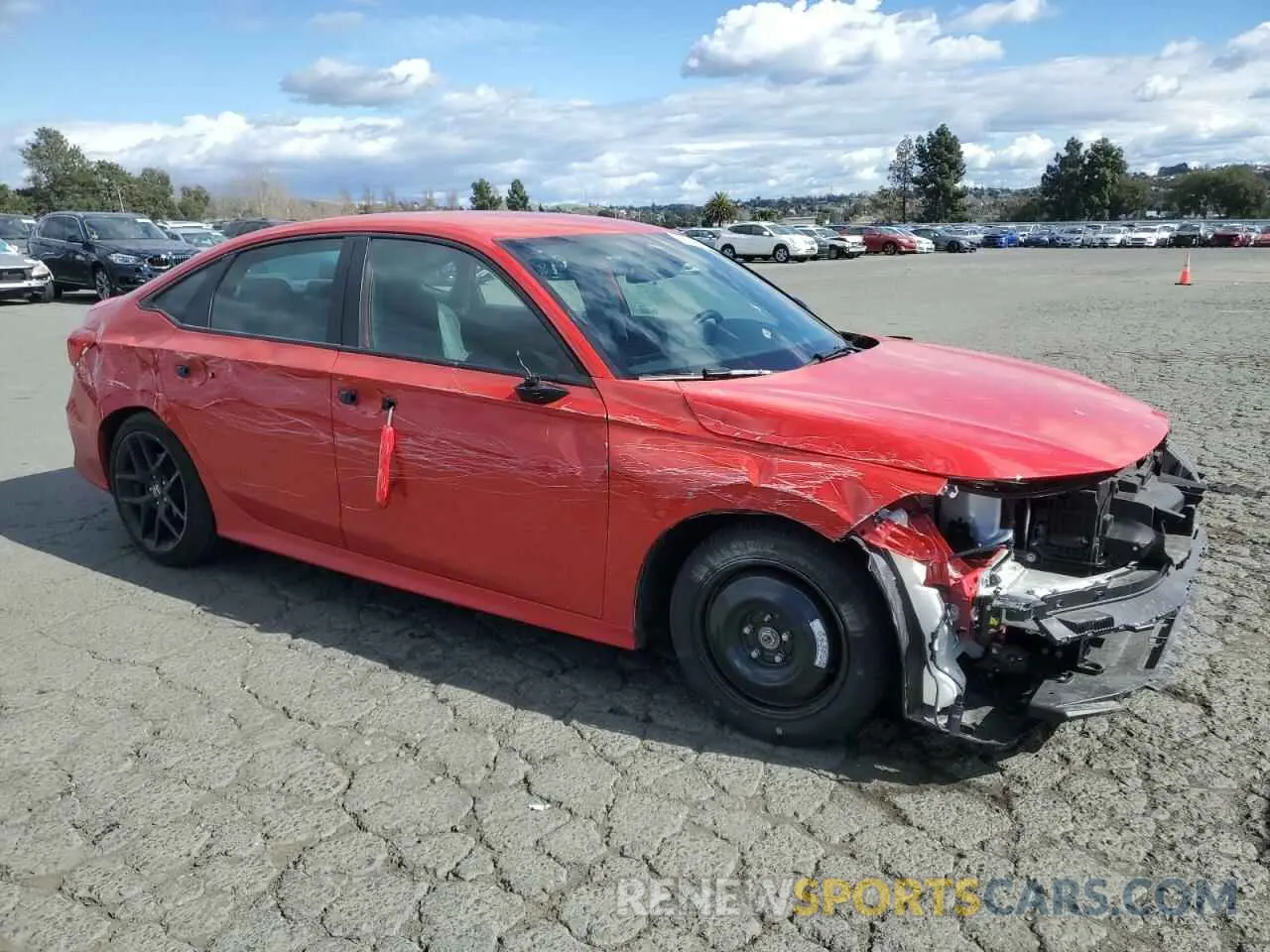 4 Photograph of a damaged car 2HGFE2F58RH547070 HONDA CIVIC 2024