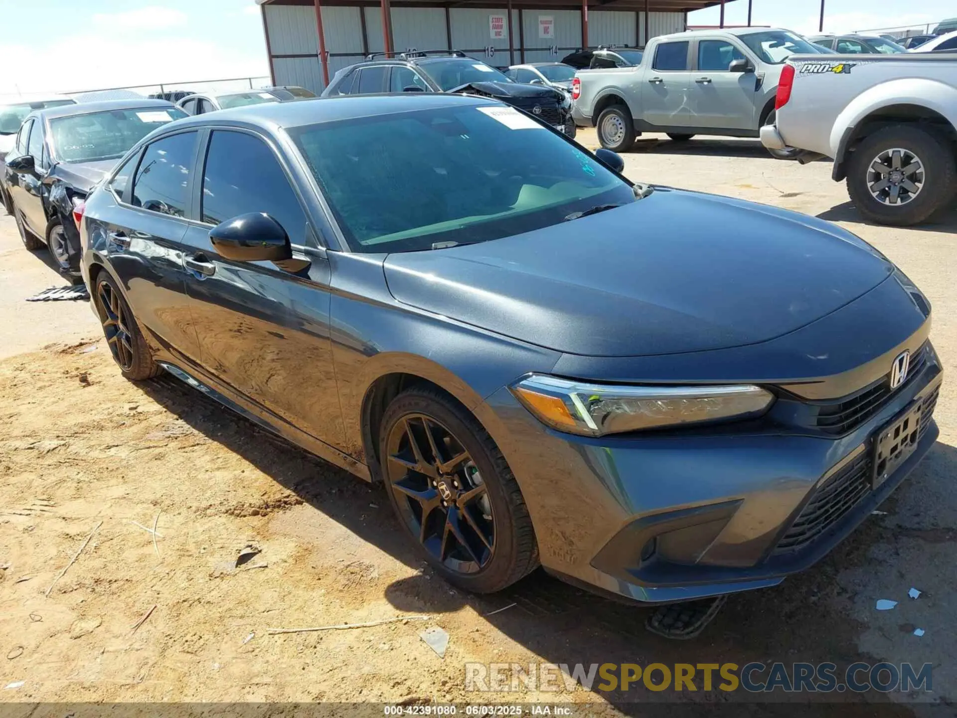 1 Photograph of a damaged car 2HGFE2F58RH547358 HONDA CIVIC 2024