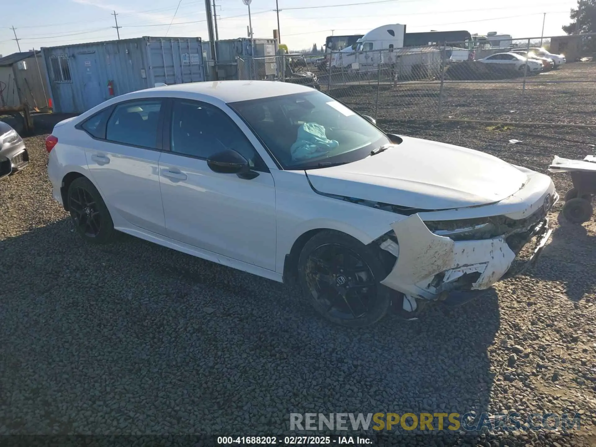 1 Photograph of a damaged car 2HGFE2F58RH550597 HONDA CIVIC 2024