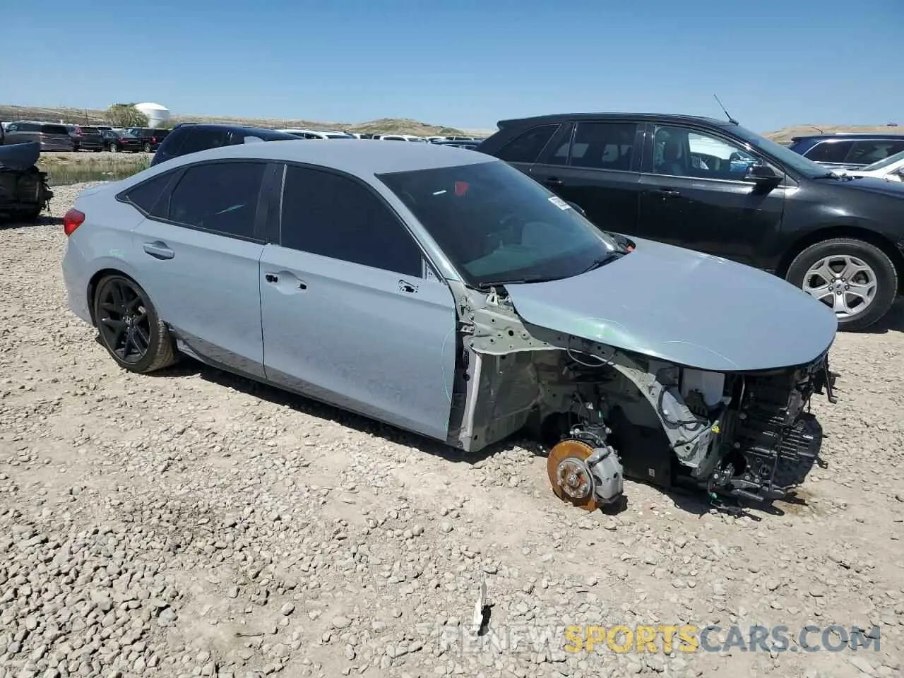 4 Photograph of a damaged car 2HGFE2F58RH558442 HONDA CIVIC 2024