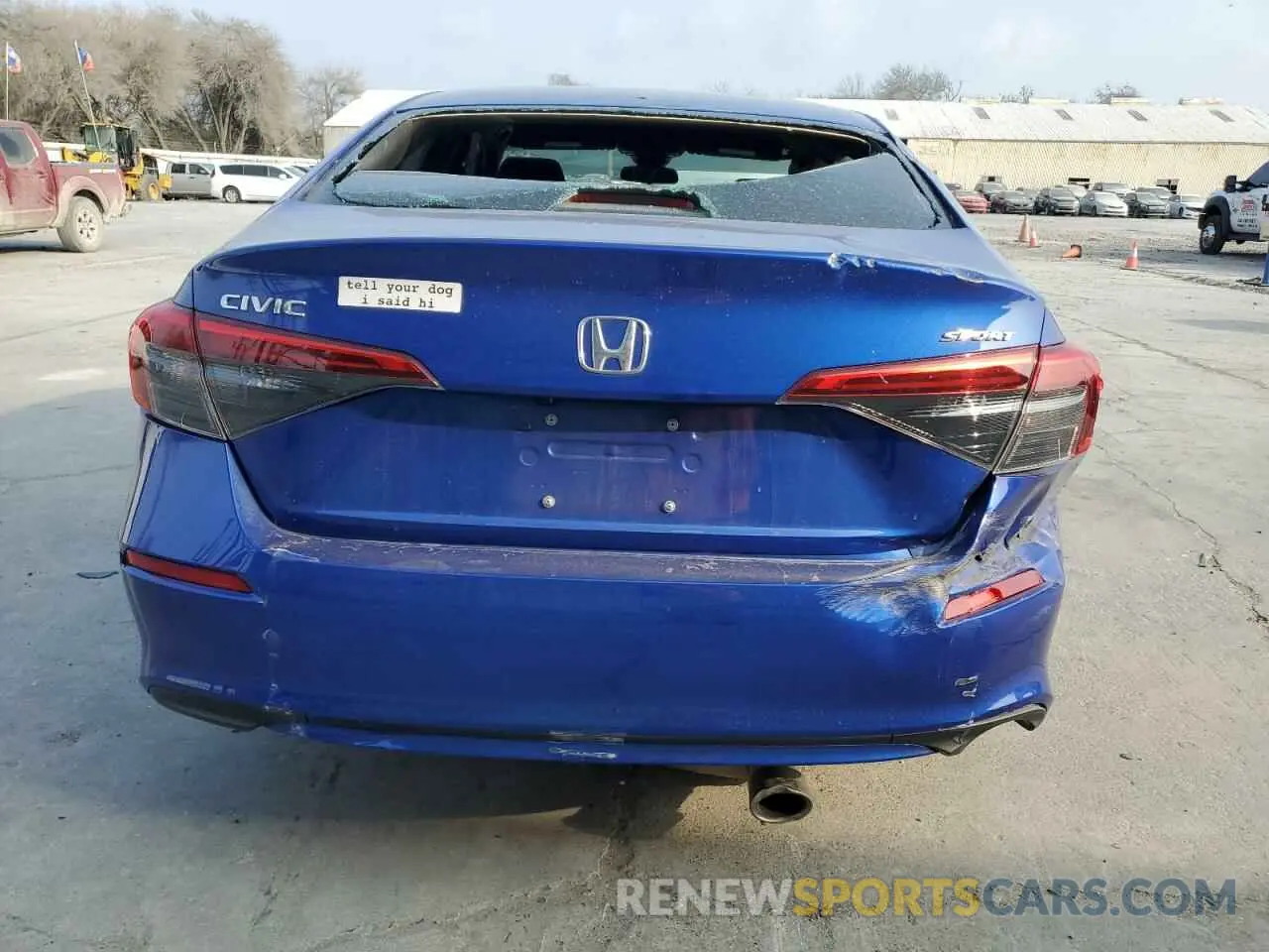 6 Photograph of a damaged car 2HGFE2F58RH563866 HONDA CIVIC 2024