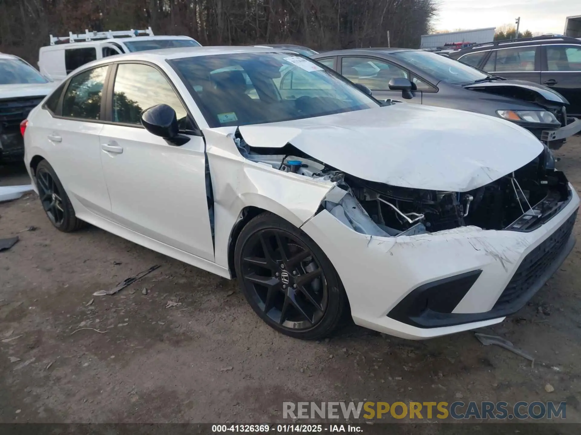 1 Photograph of a damaged car 2HGFE2F58RH564838 HONDA CIVIC 2024