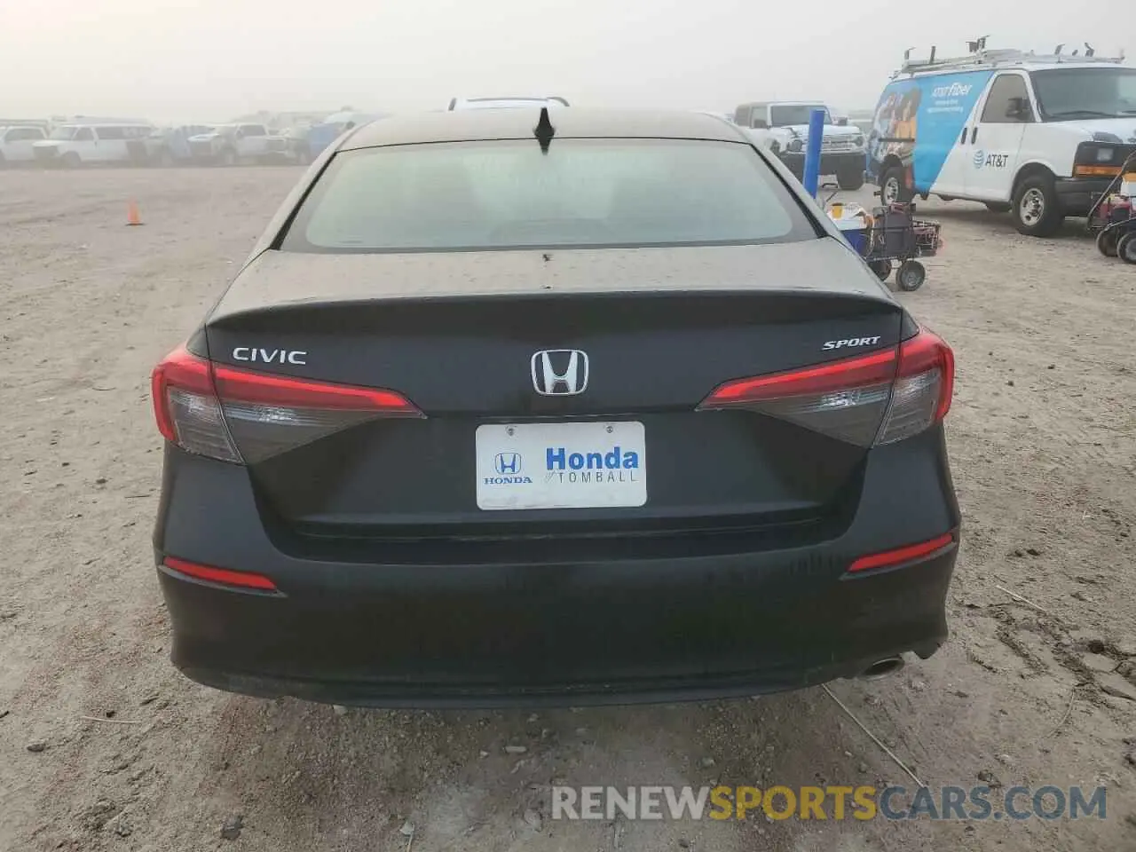 6 Photograph of a damaged car 2HGFE2F58RH567903 HONDA CIVIC 2024