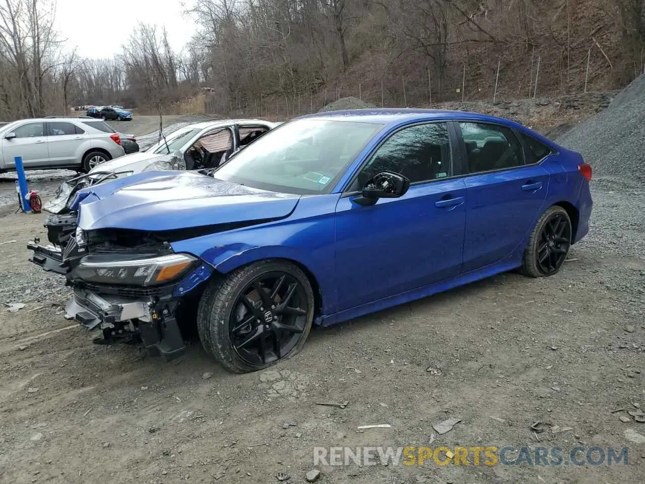 1 Photograph of a damaged car 2HGFE2F58RH574222 HONDA CIVIC 2024