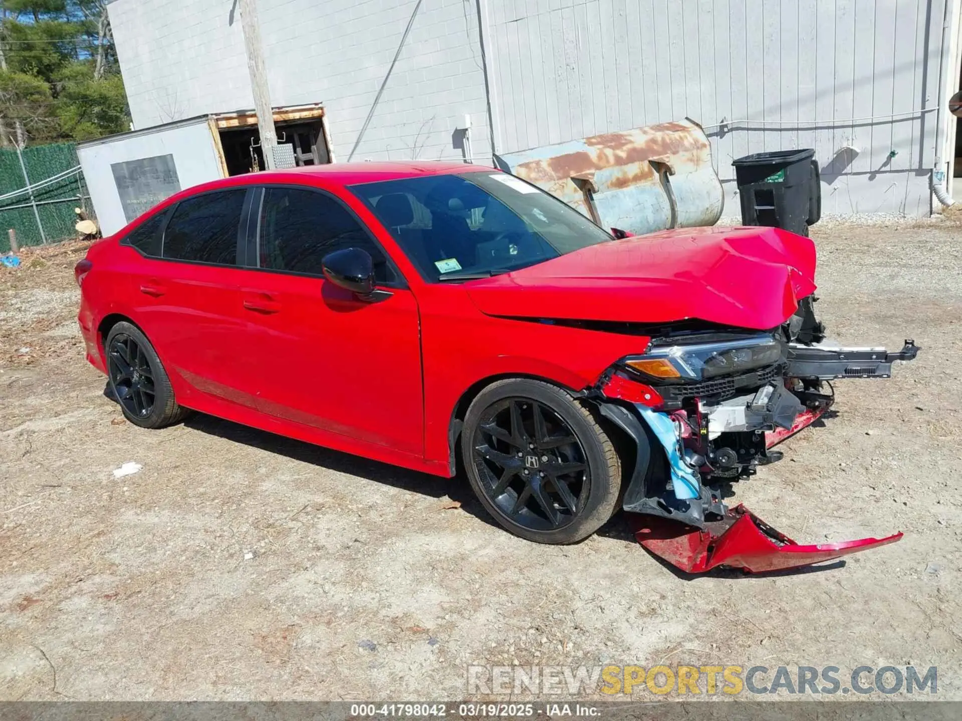 1 Photograph of a damaged car 2HGFE2F58RH578321 HONDA CIVIC 2024