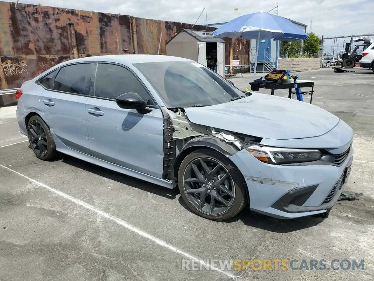4 Photograph of a damaged car 2HGFE2F58RH588380 HONDA CIVIC 2024