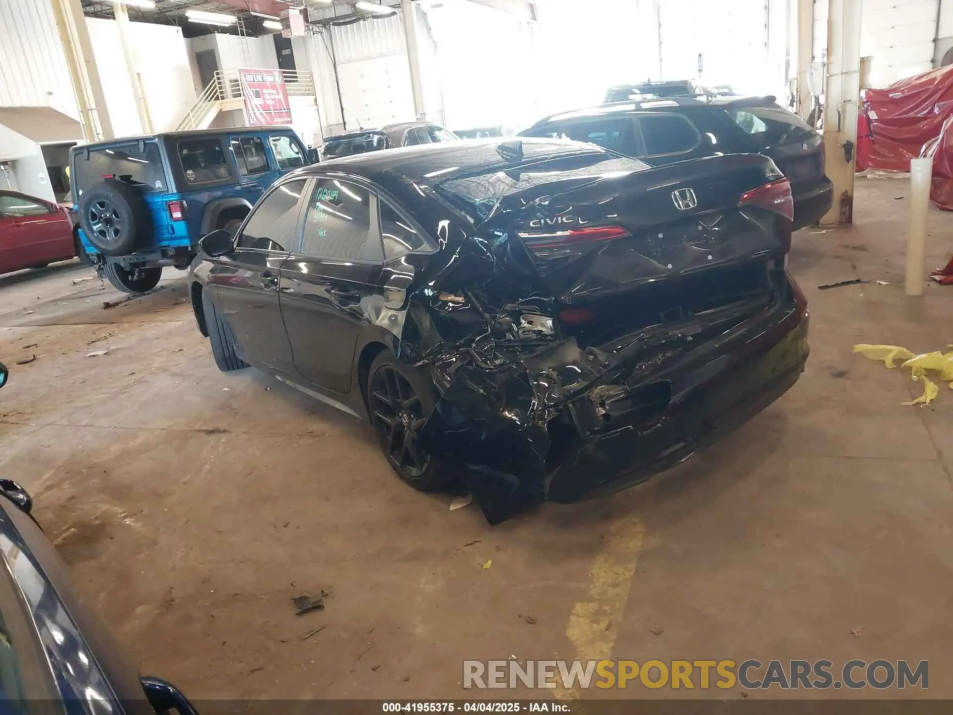 3 Photograph of a damaged car 2HGFE2F58RH589660 HONDA CIVIC 2024