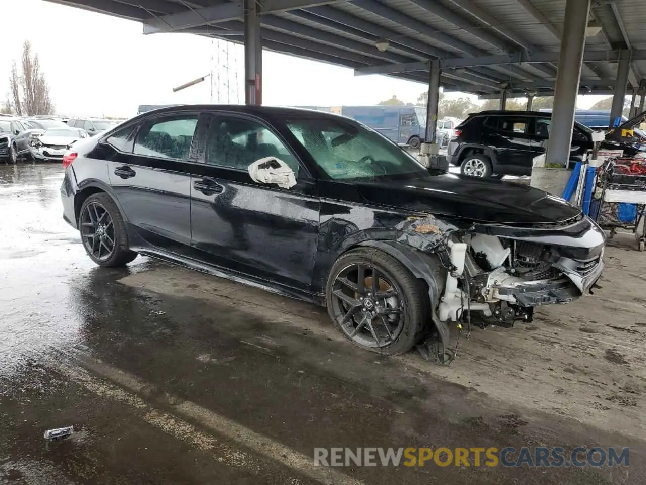 4 Photograph of a damaged car 2HGFE2F58RH589741 HONDA CIVIC 2024