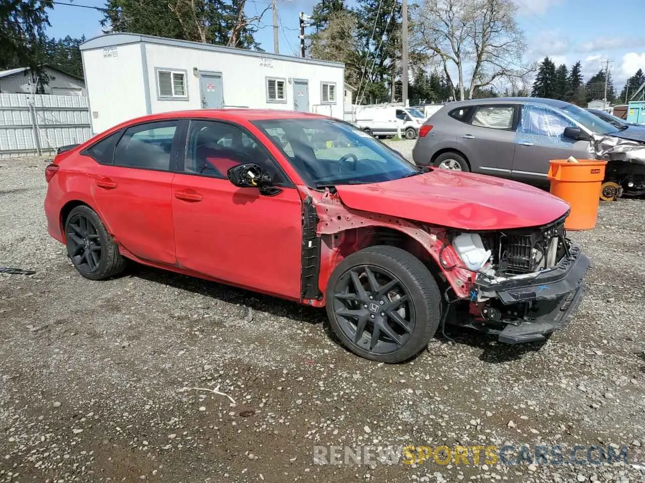4 Photograph of a damaged car 2HGFE2F58RH591263 HONDA CIVIC 2024