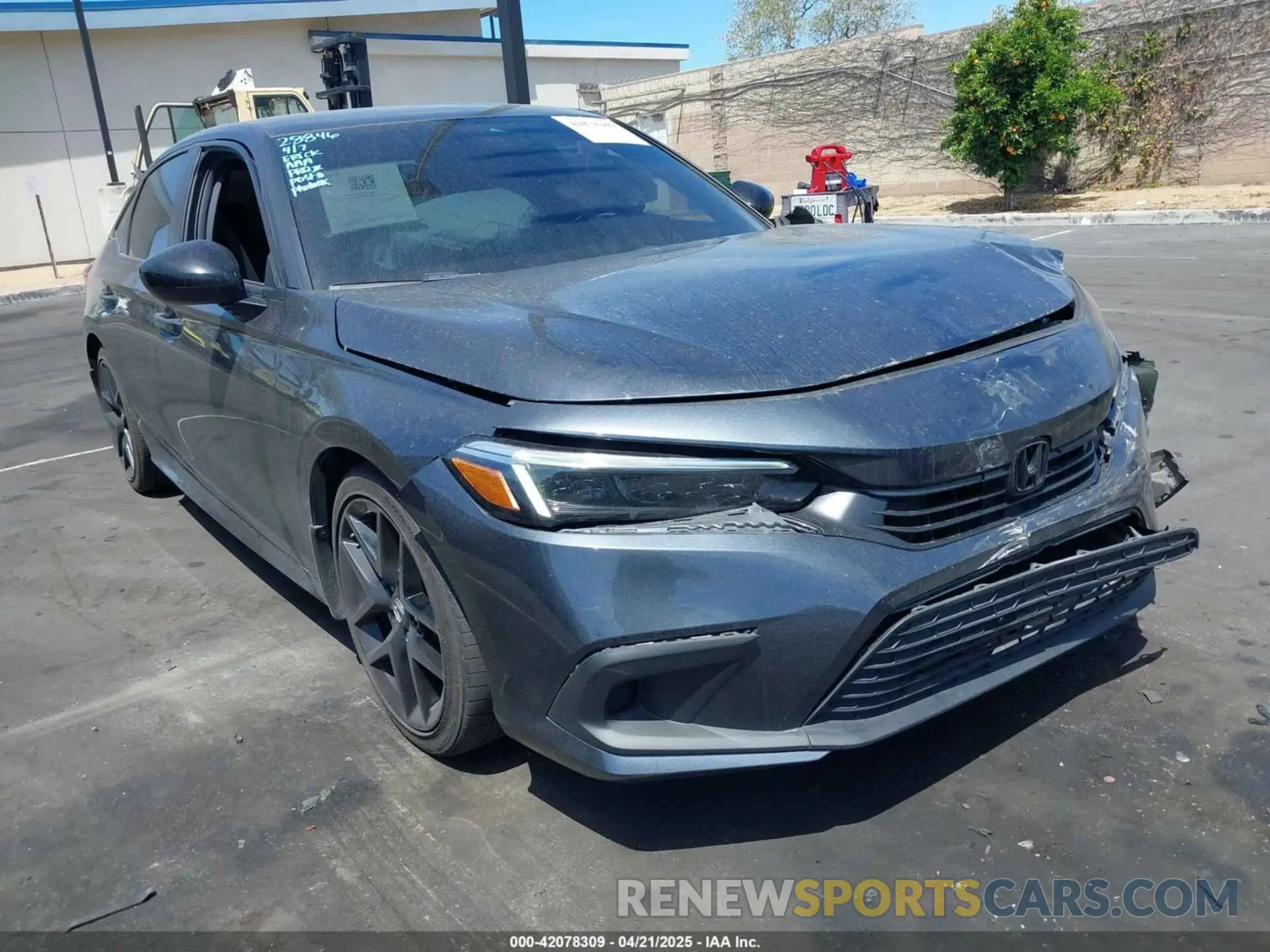 1 Photograph of a damaged car 2HGFE2F59RH500825 HONDA CIVIC 2024