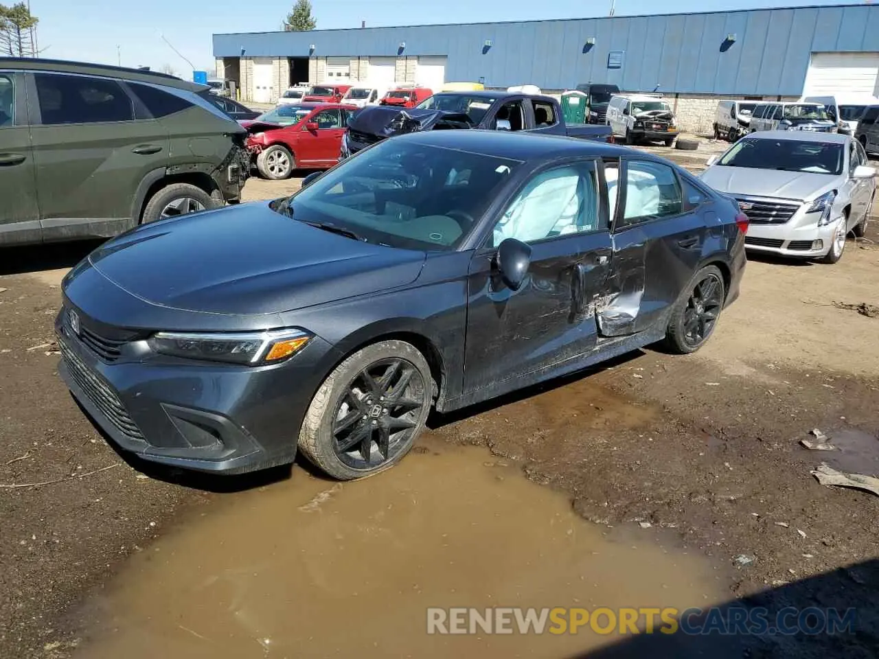 1 Photograph of a damaged car 2HGFE2F59RH529449 HONDA CIVIC 2024