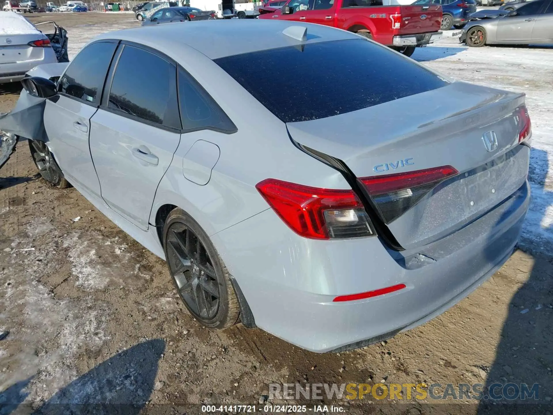 3 Photograph of a damaged car 2HGFE2F59RH539303 HONDA CIVIC 2024