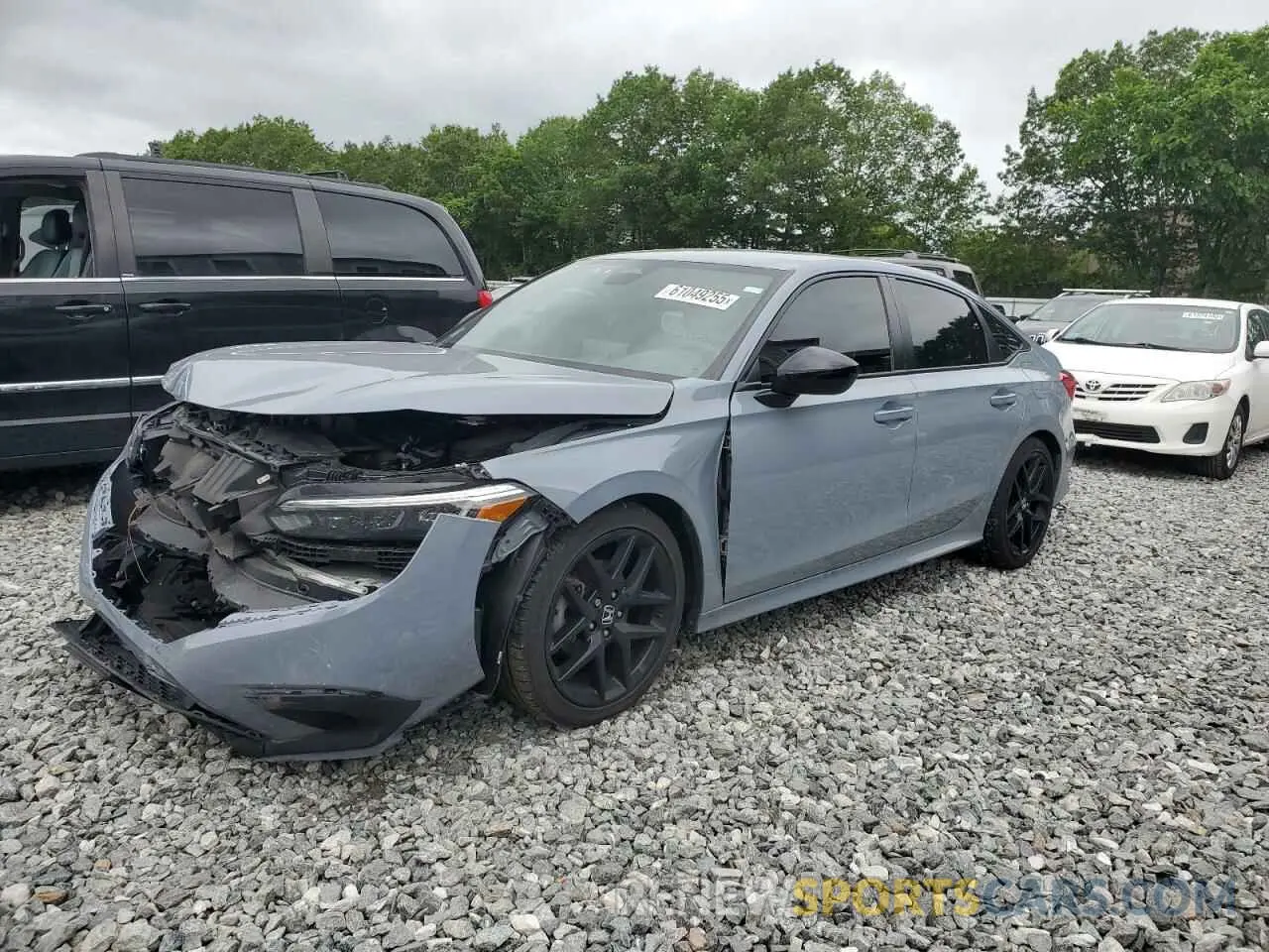 1 Photograph of a damaged car 2HGFE2F59RH549457 HONDA CIVIC 2024