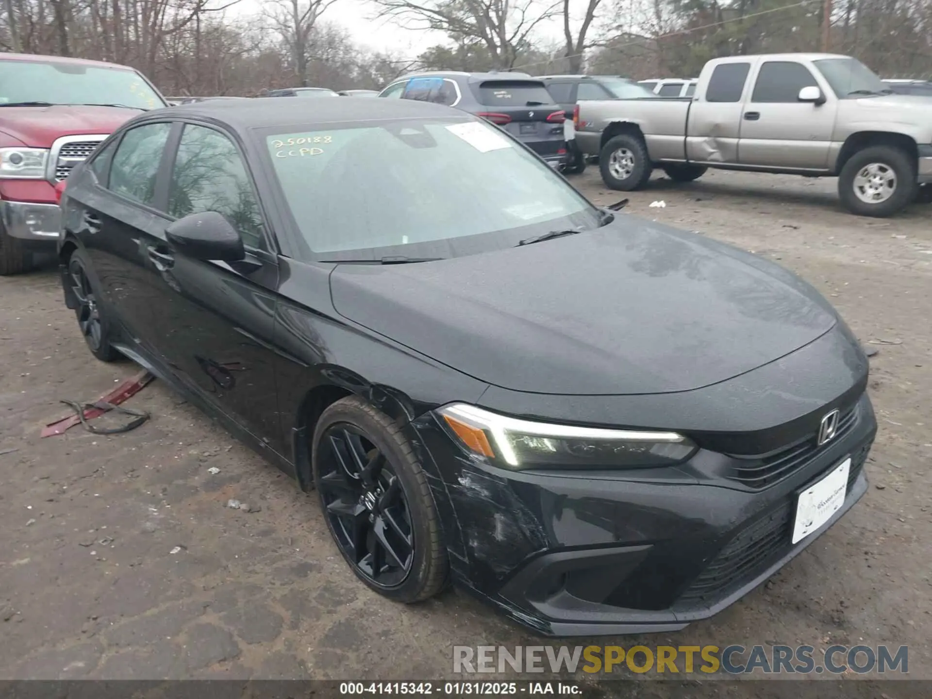 1 Photograph of a damaged car 2HGFE2F59RH572317 HONDA CIVIC 2024