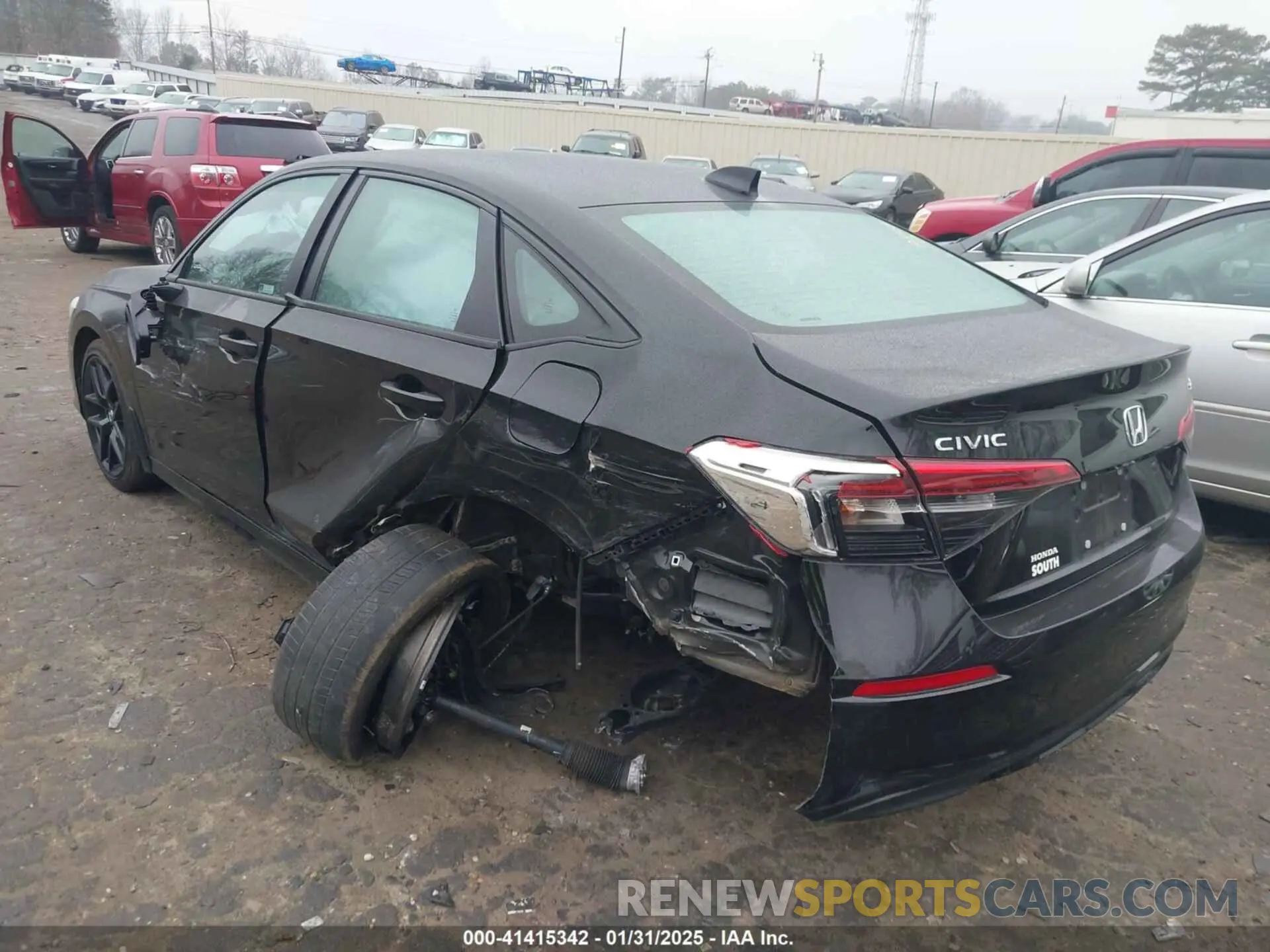 3 Photograph of a damaged car 2HGFE2F59RH572317 HONDA CIVIC 2024