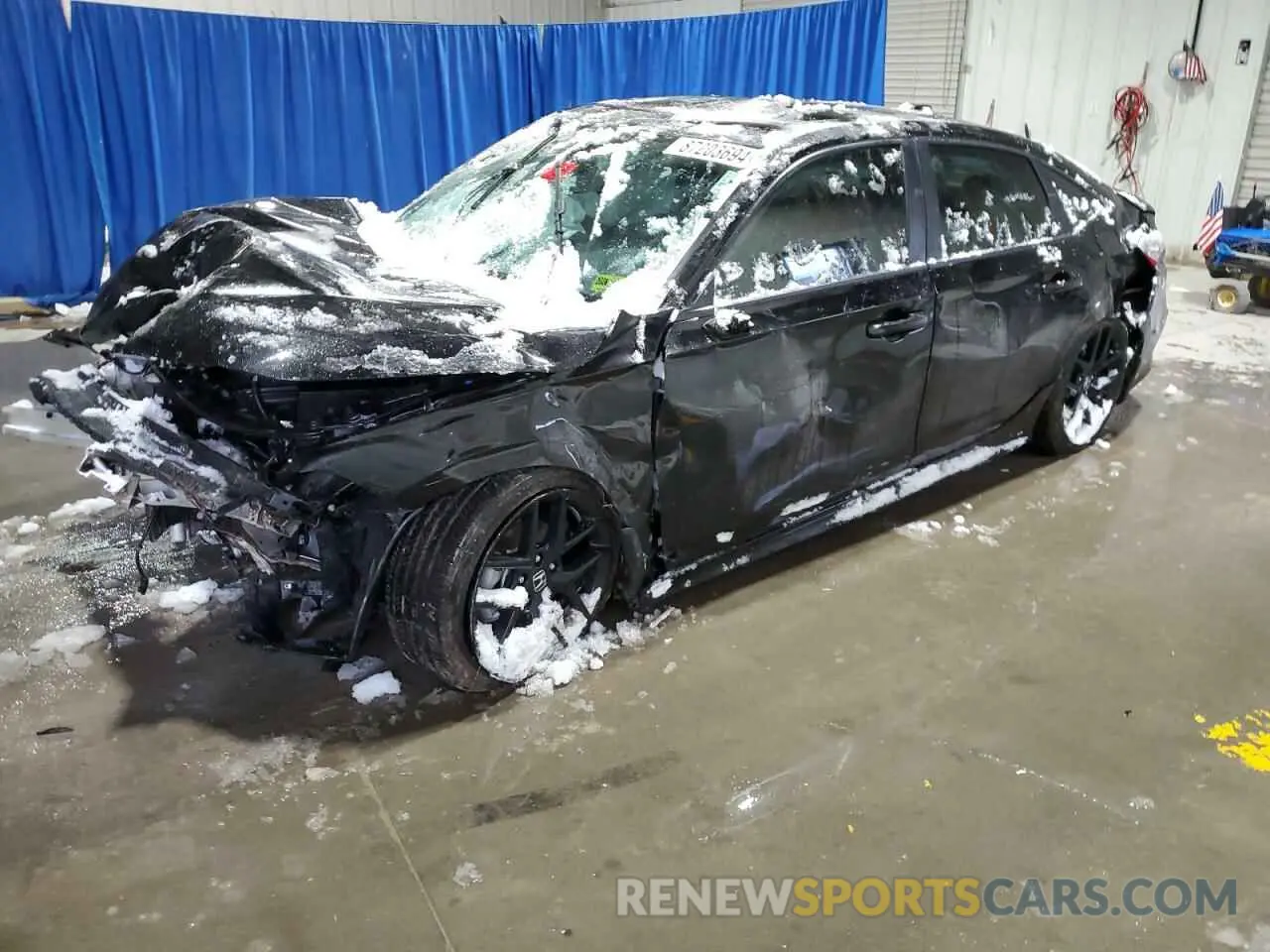 1 Photograph of a damaged car 2HGFE2F59RH593667 HONDA CIVIC 2024