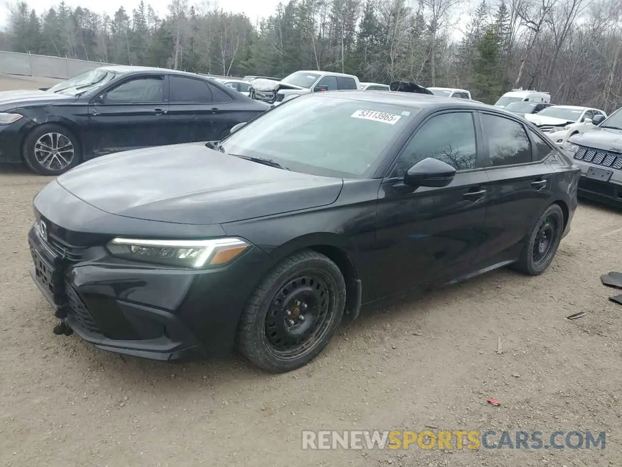 1 Photograph of a damaged car 2HGFE2F5XRH106718 HONDA CIVIC 2024