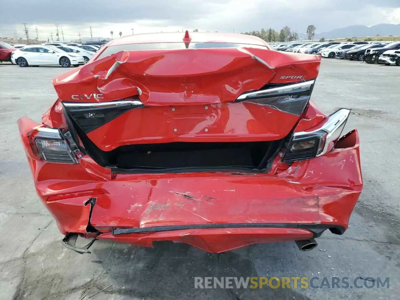 6 Photograph of a damaged car 2HGFE2F5XRH503099 HONDA CIVIC 2024