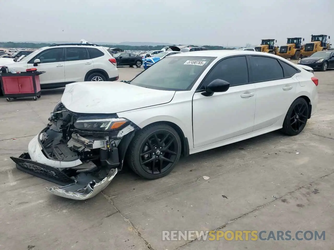 1 Photograph of a damaged car 2HGFE2F5XRH510358 HONDA CIVIC 2024
