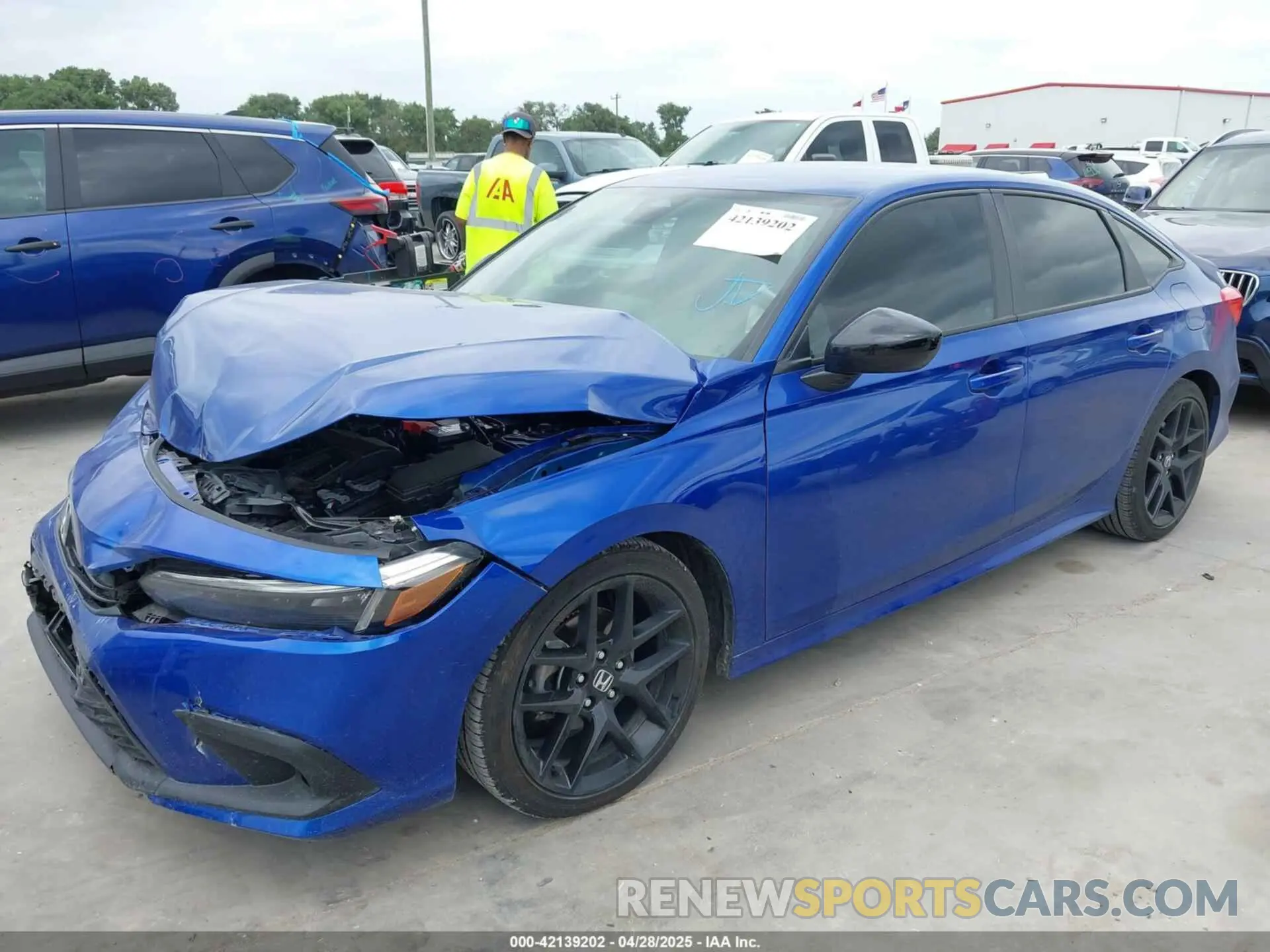2 Photograph of a damaged car 2HGFE2F5XRH516516 HONDA CIVIC 2024