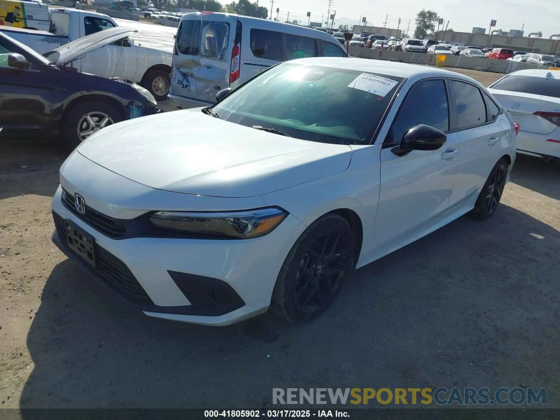 2 Photograph of a damaged car 2HGFE2F5XRH523658 HONDA CIVIC 2024