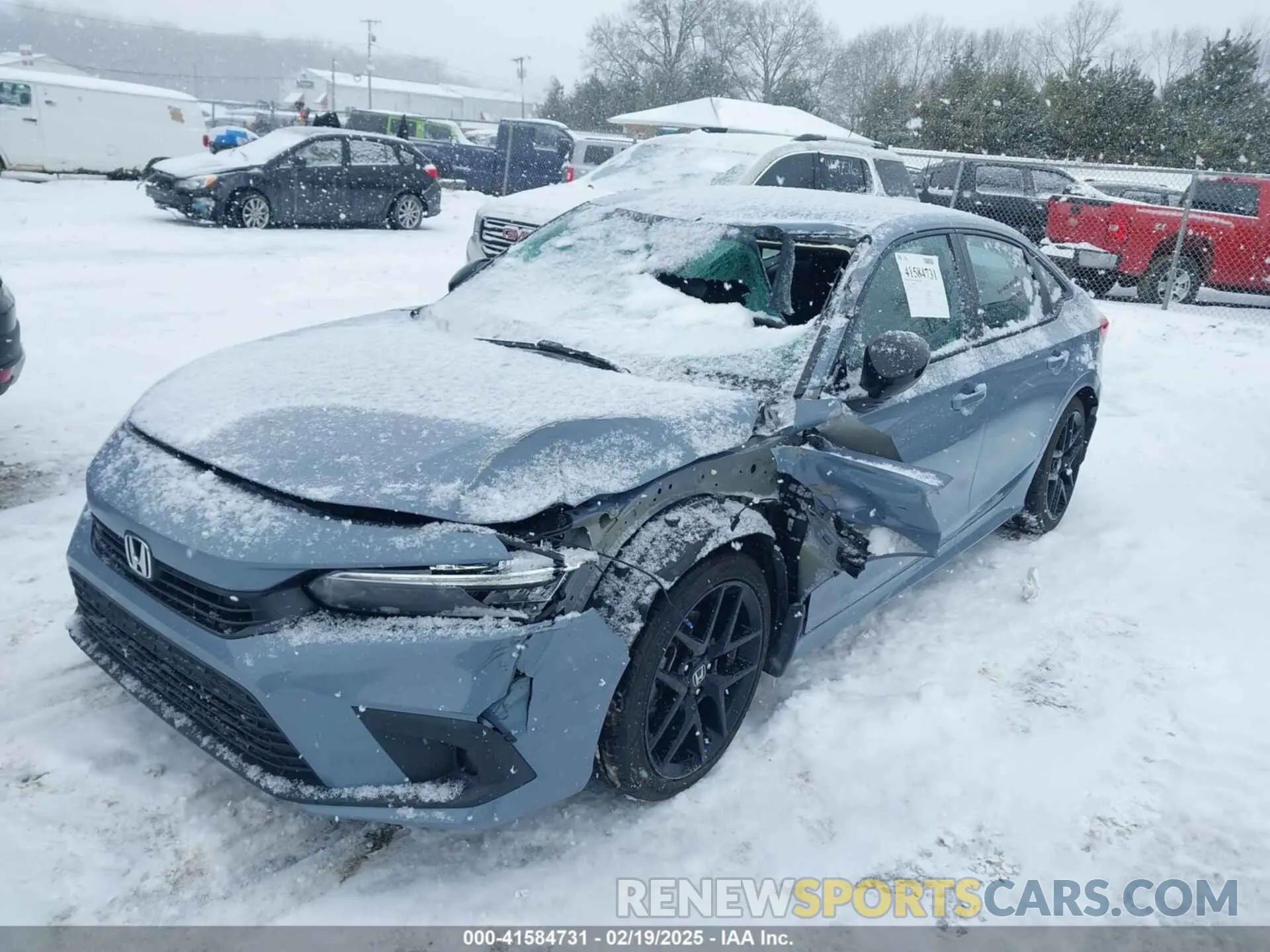 2 Photograph of a damaged car 2HGFE2F5XRH525376 HONDA CIVIC 2024