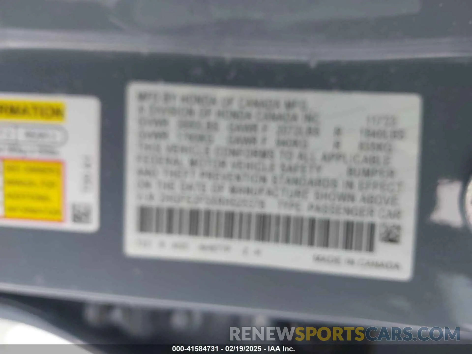 9 Photograph of a damaged car 2HGFE2F5XRH525376 HONDA CIVIC 2024