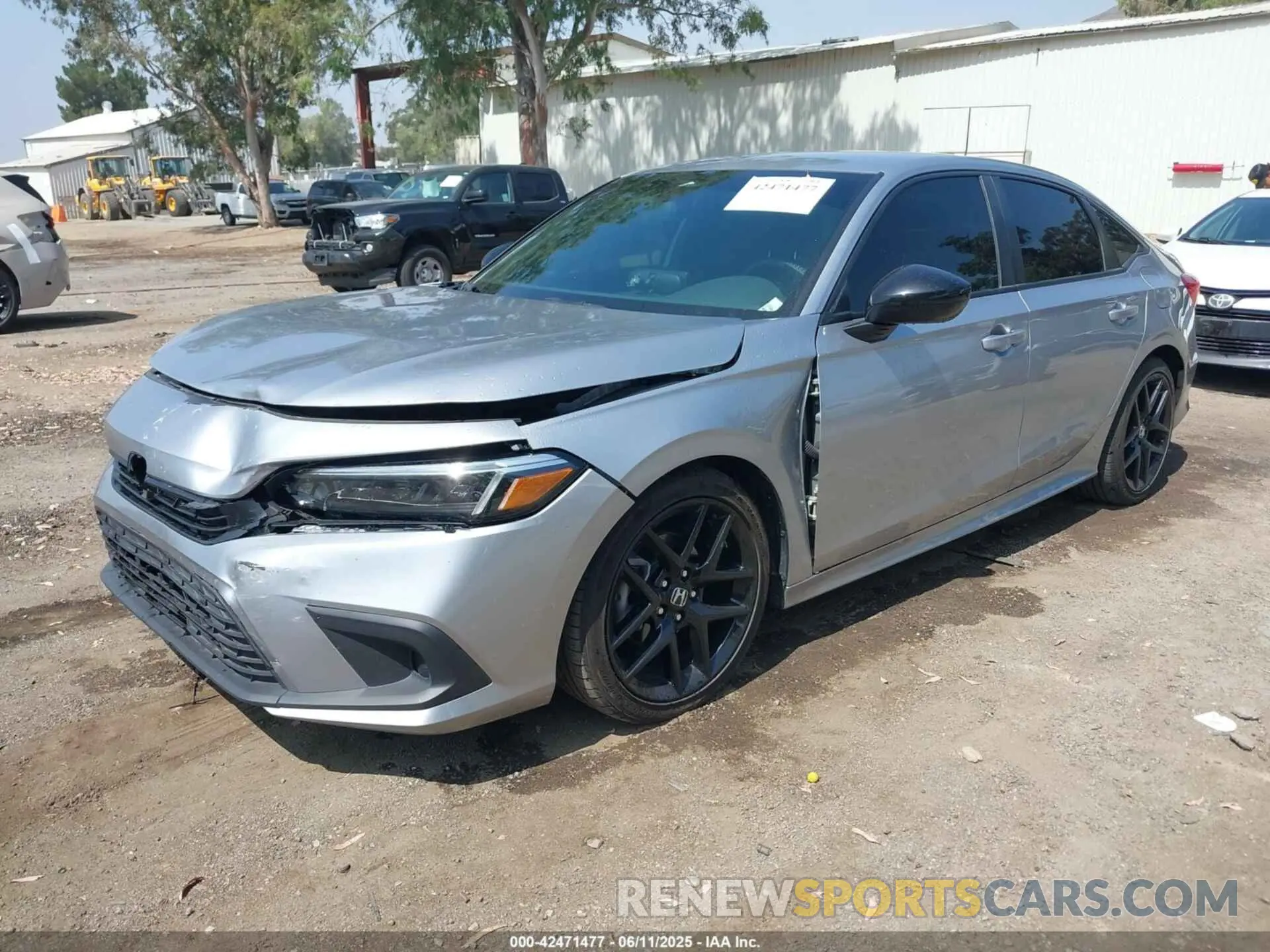 2 Photograph of a damaged car 2HGFE2F5XRH533297 HONDA CIVIC 2024