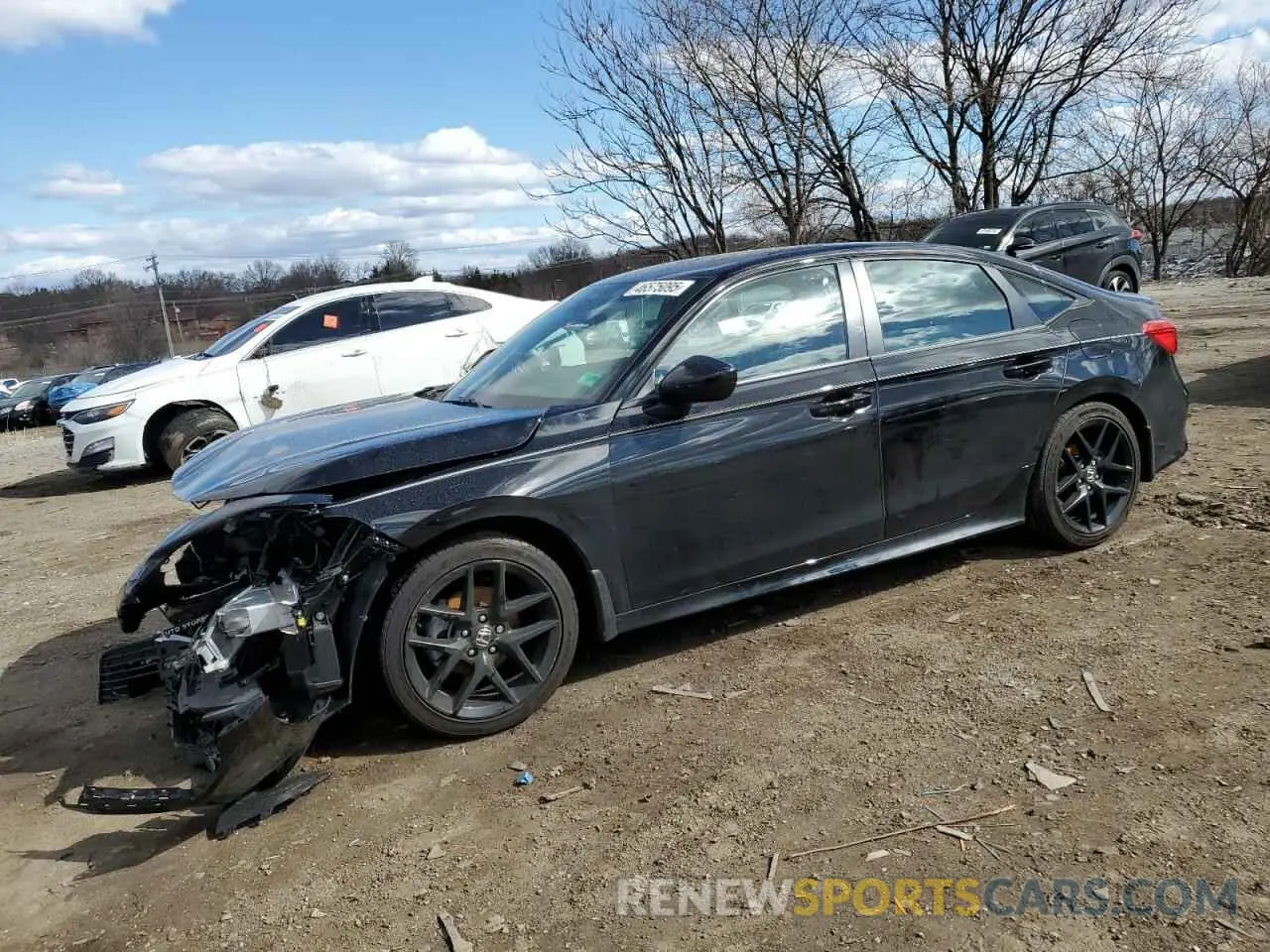 1 Photograph of a damaged car 2HGFE2F5XRH542209 HONDA CIVIC 2024